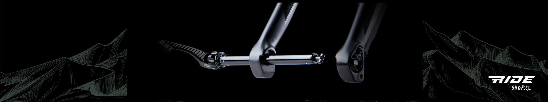 Eje Pasante de Bicicletas - Rideshop