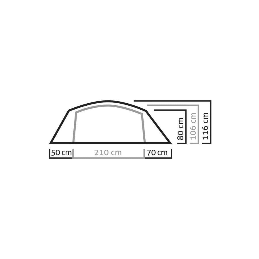 Carpa Salewa Sierra Leone II Tent Lightgrey-Cactus