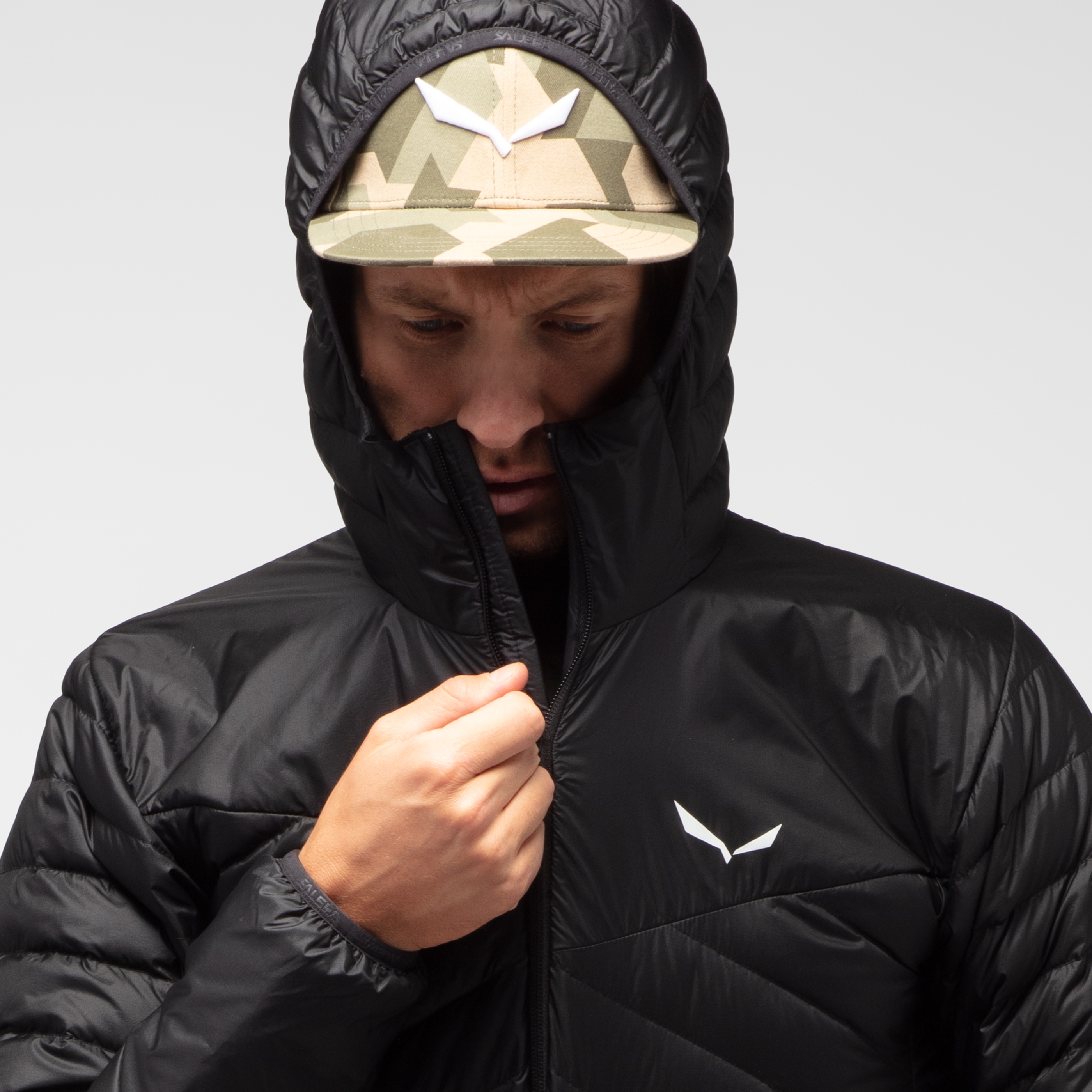 Chaqueta Hombre Brenta RDS DWN Salewa Negra