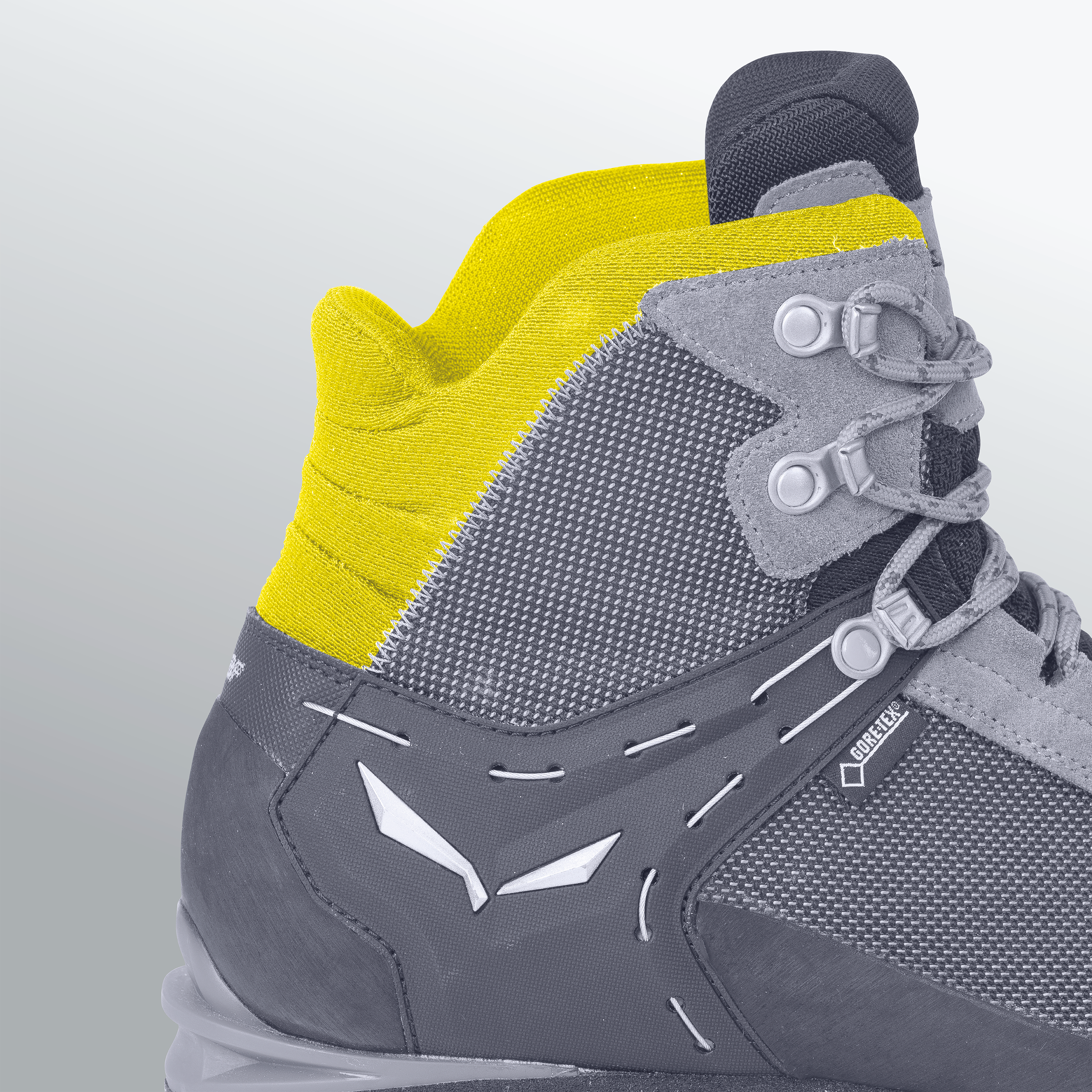Bota de Montaña Hombre Crow GTX Salewa Cactus/Sulphur Spring
