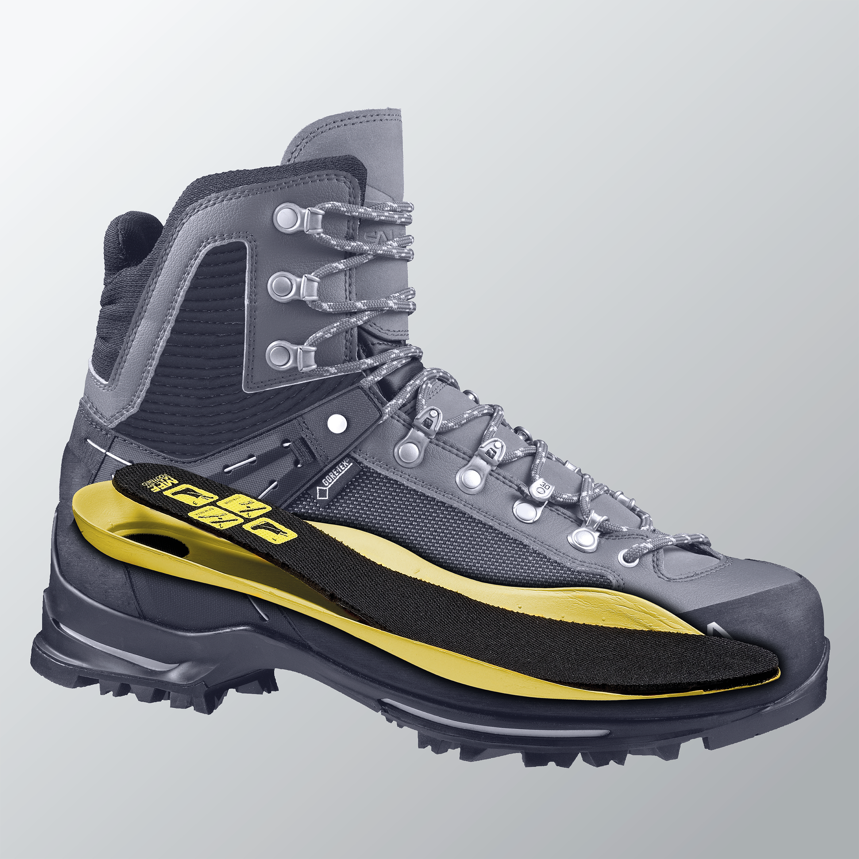 Bota de Montaña Hombre Crow GTX Salewa Cactus/Sulphur Spring