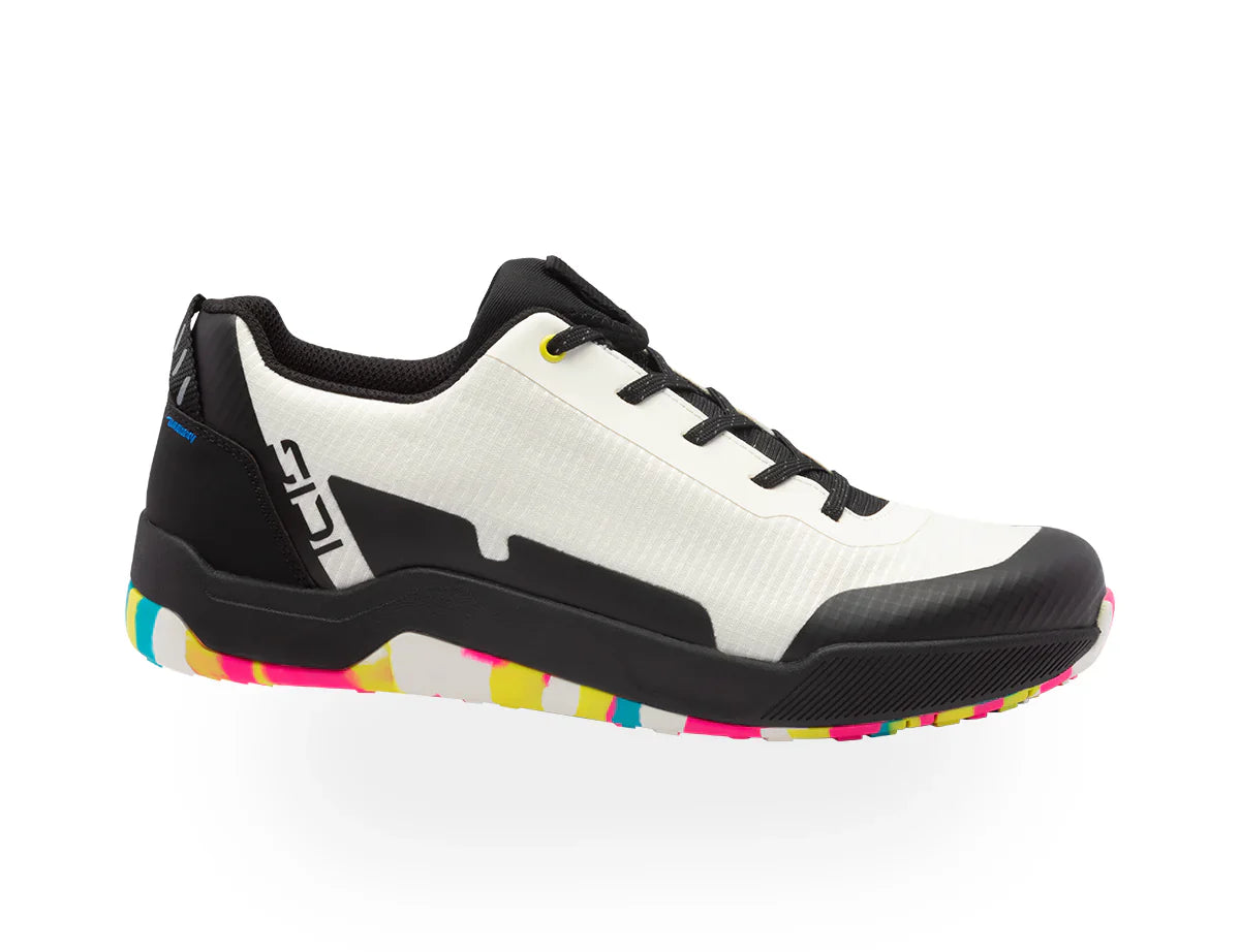 Zapatilla Ciclismo Sidi Enduro Plataforma Motus Hielo Blanco / Negro