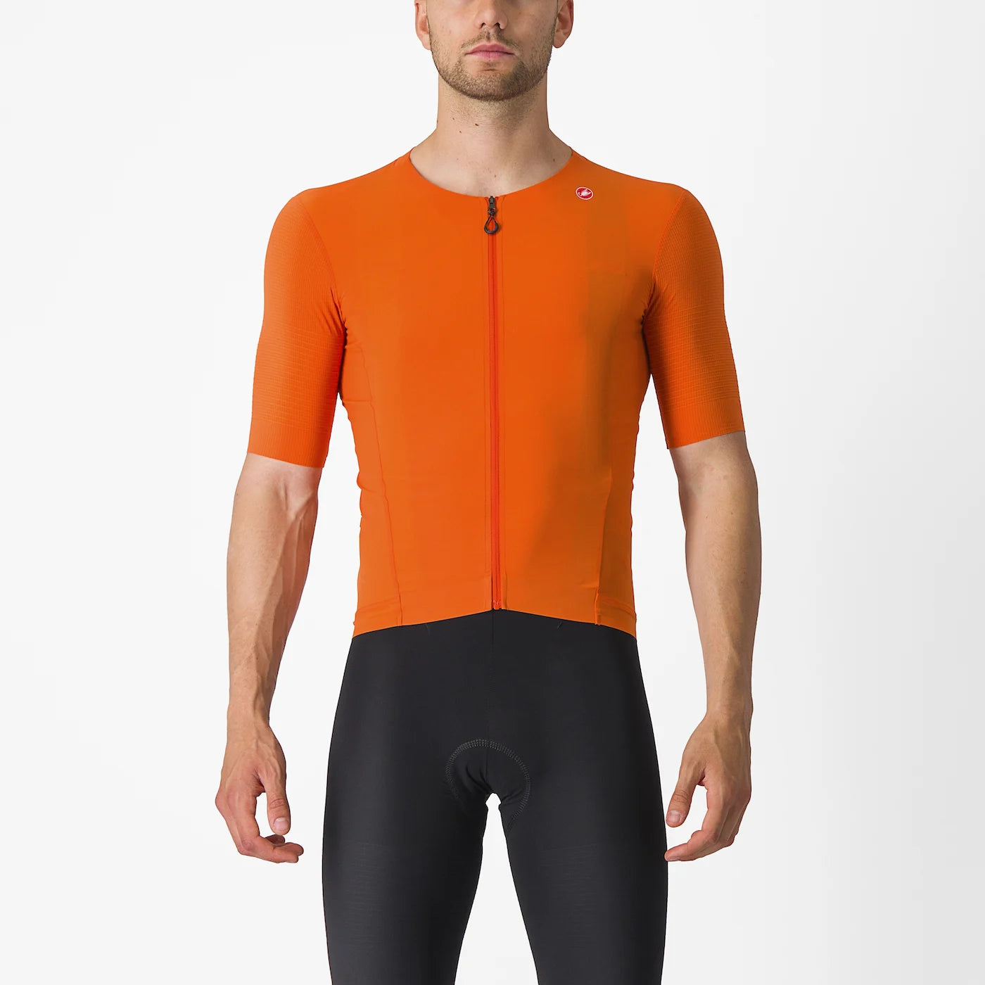 Jersey Castelli Premio Black Naranjo
