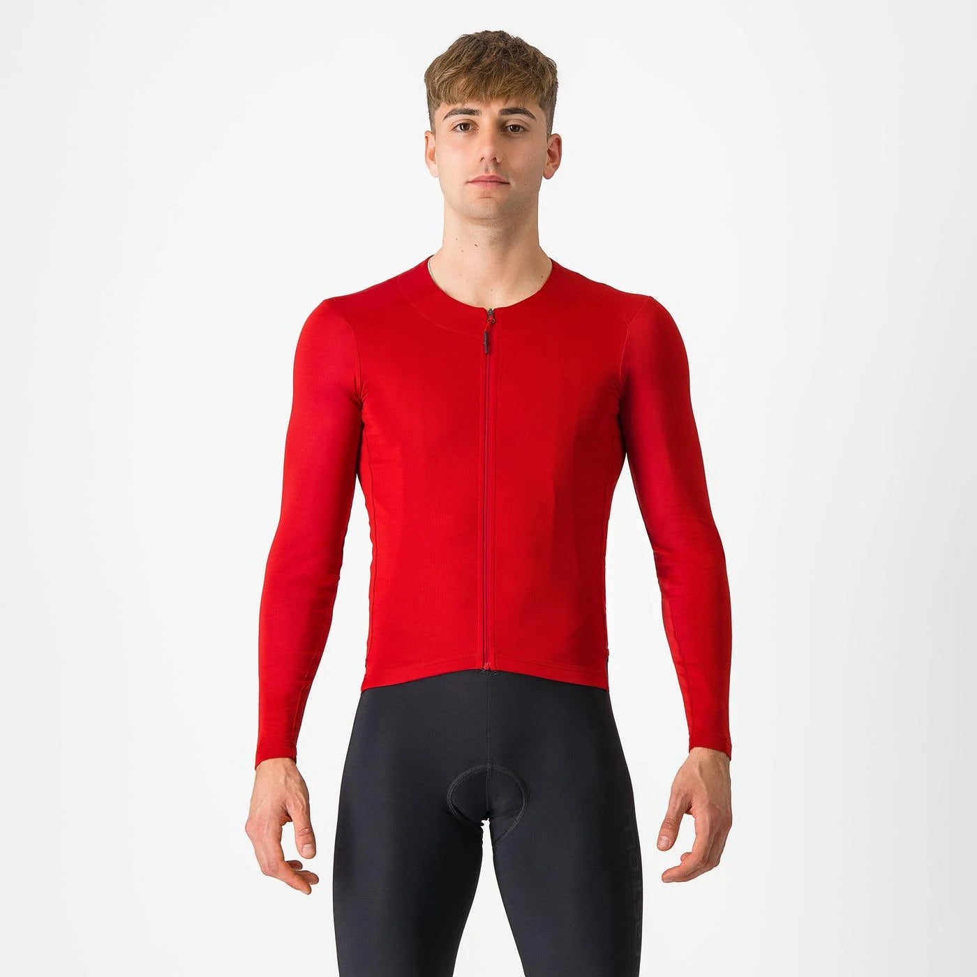 Jersey Castelli Fly LS Rojo