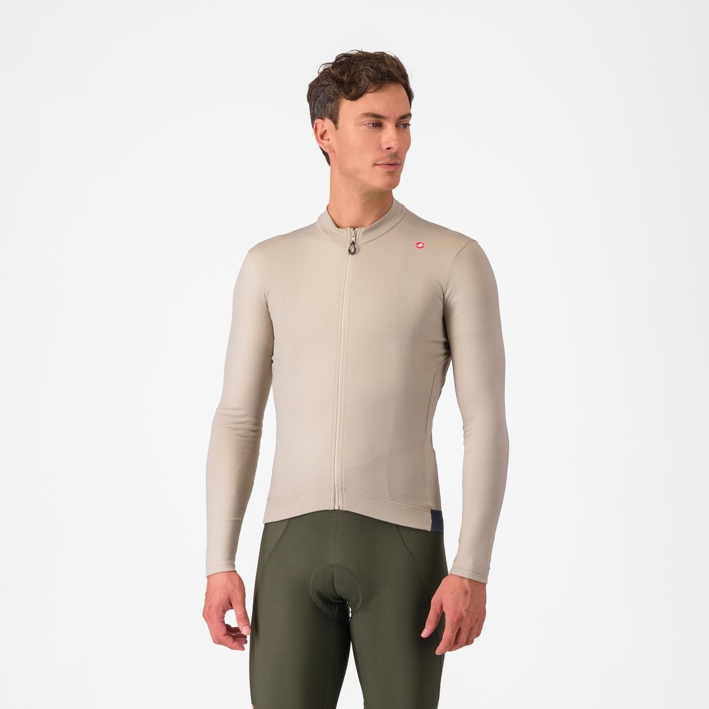 Jersey Térmico Castelli Espresso Dark Gray