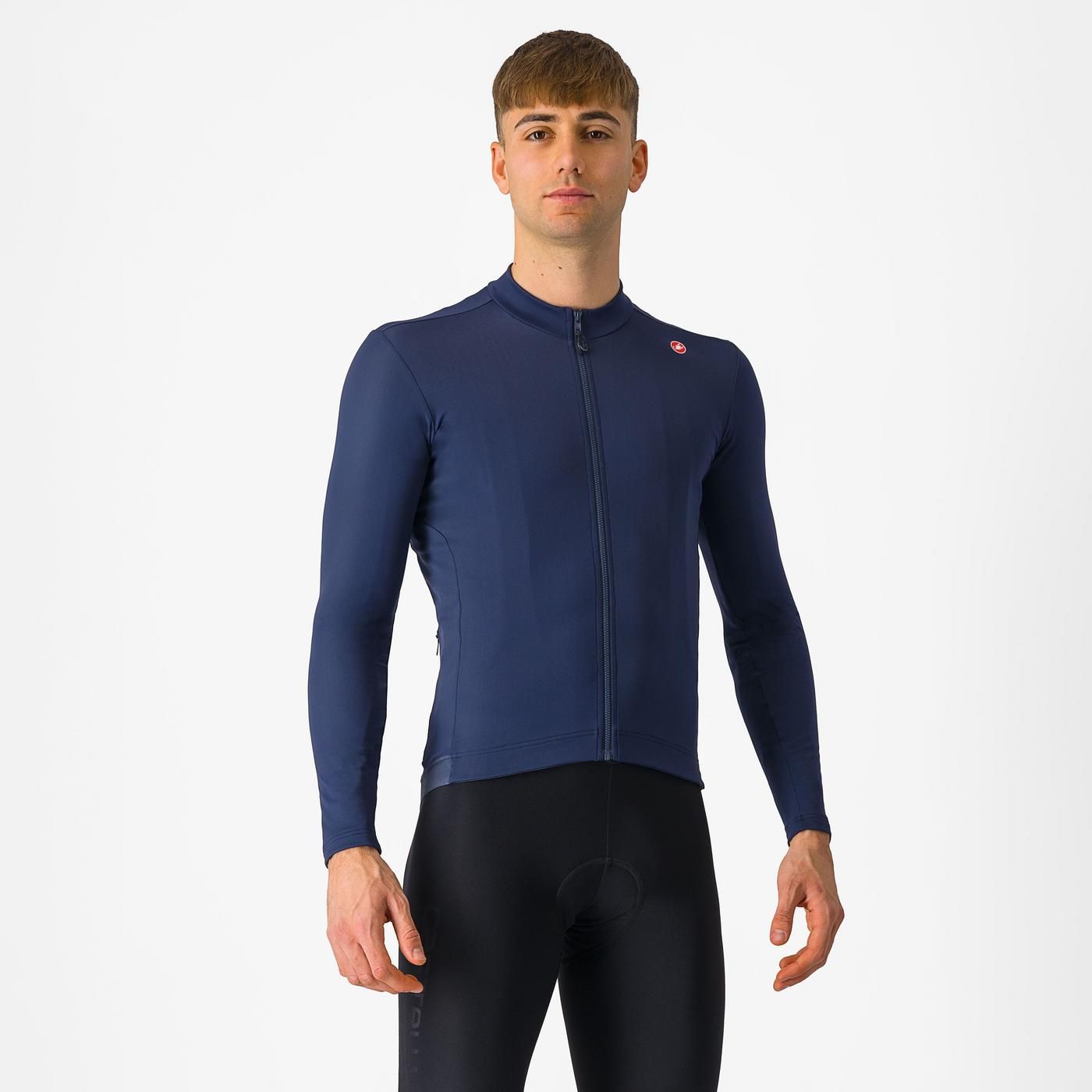 Jersey Térmico Castelli Espresso Belgian Blue