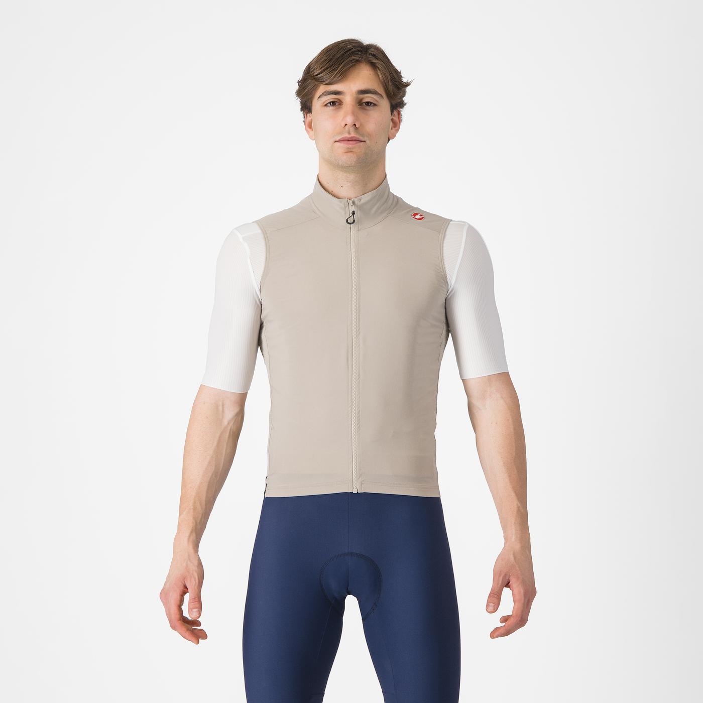 Cortaviento Castelli Espresso Vest Clay Dark Grey