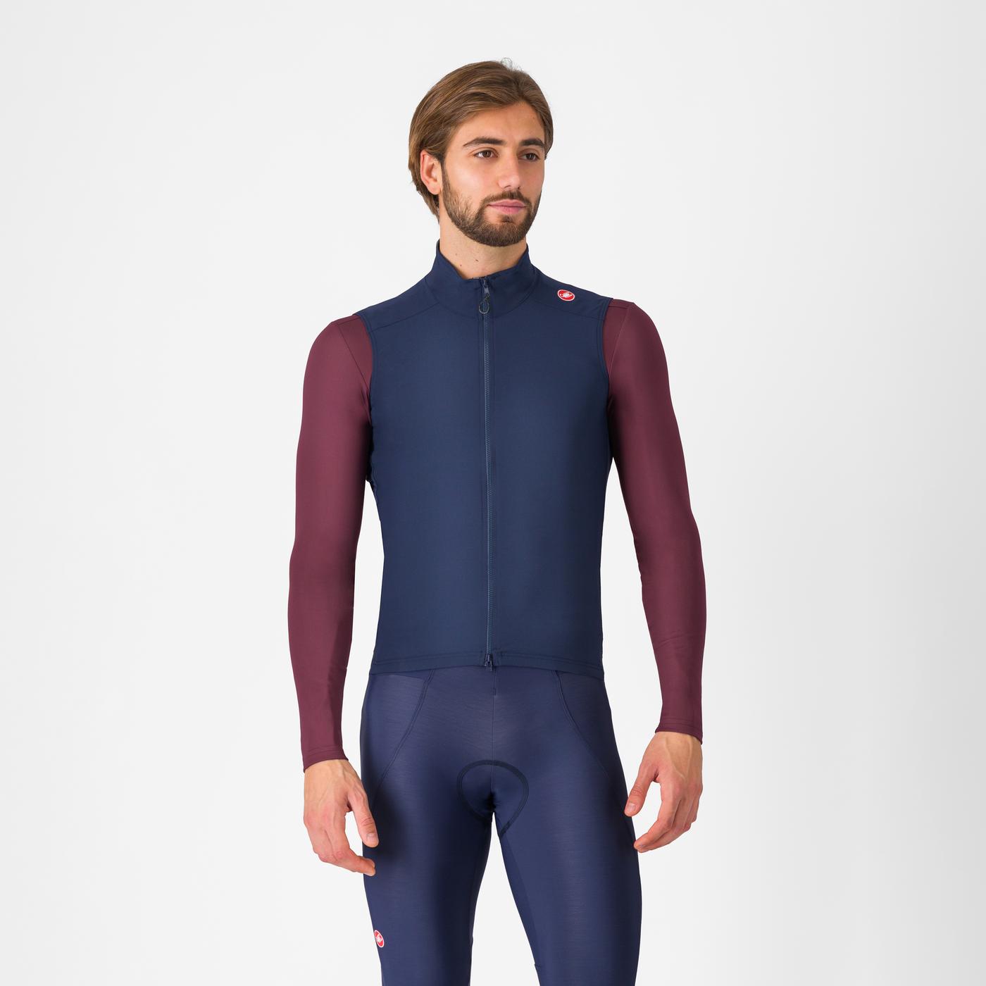 Cortaviento Castelli Espresso Vest Belgian Blue