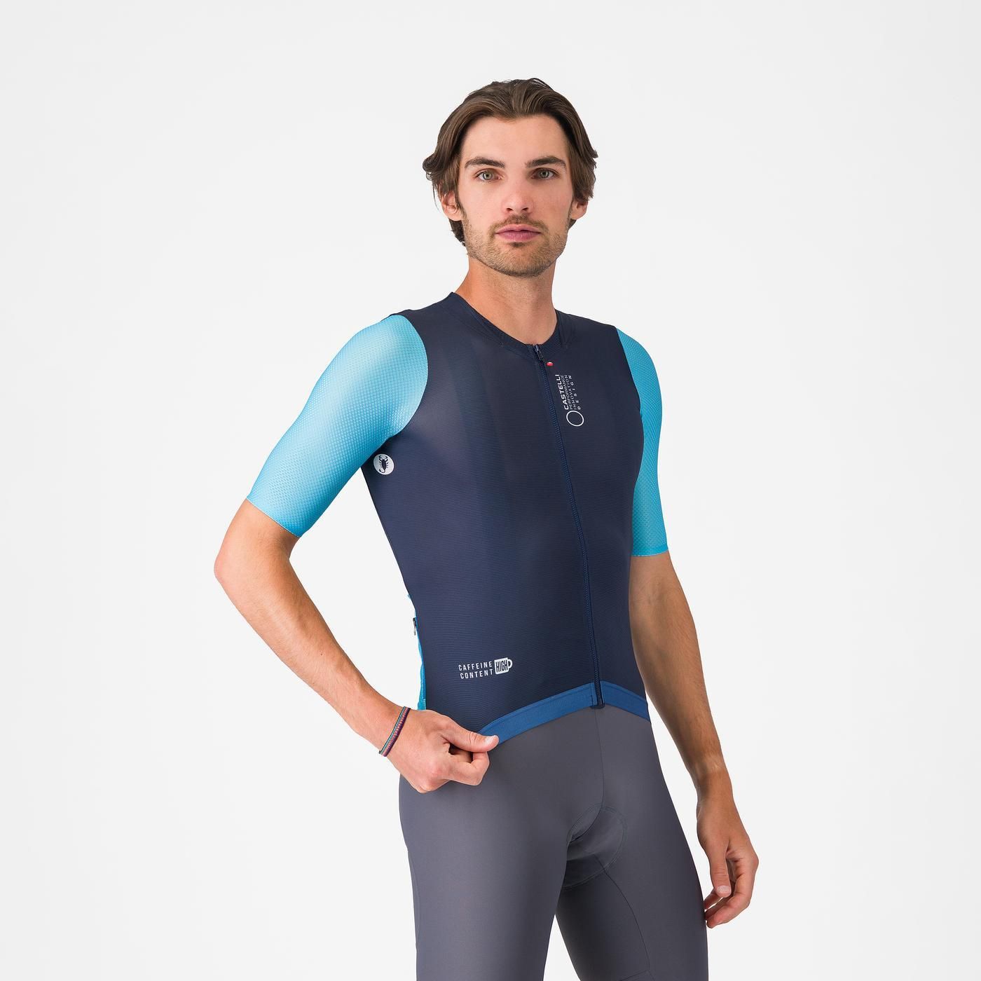 Jersey Castelli Corretto Belgian Blue