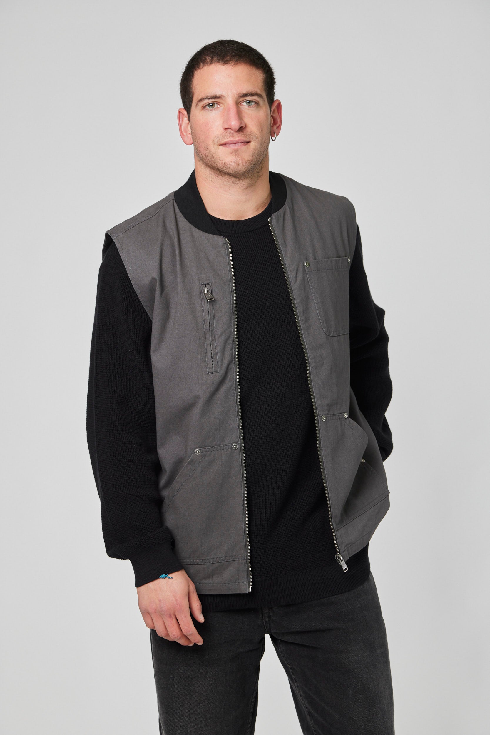 Chaqueta Gris Roadie