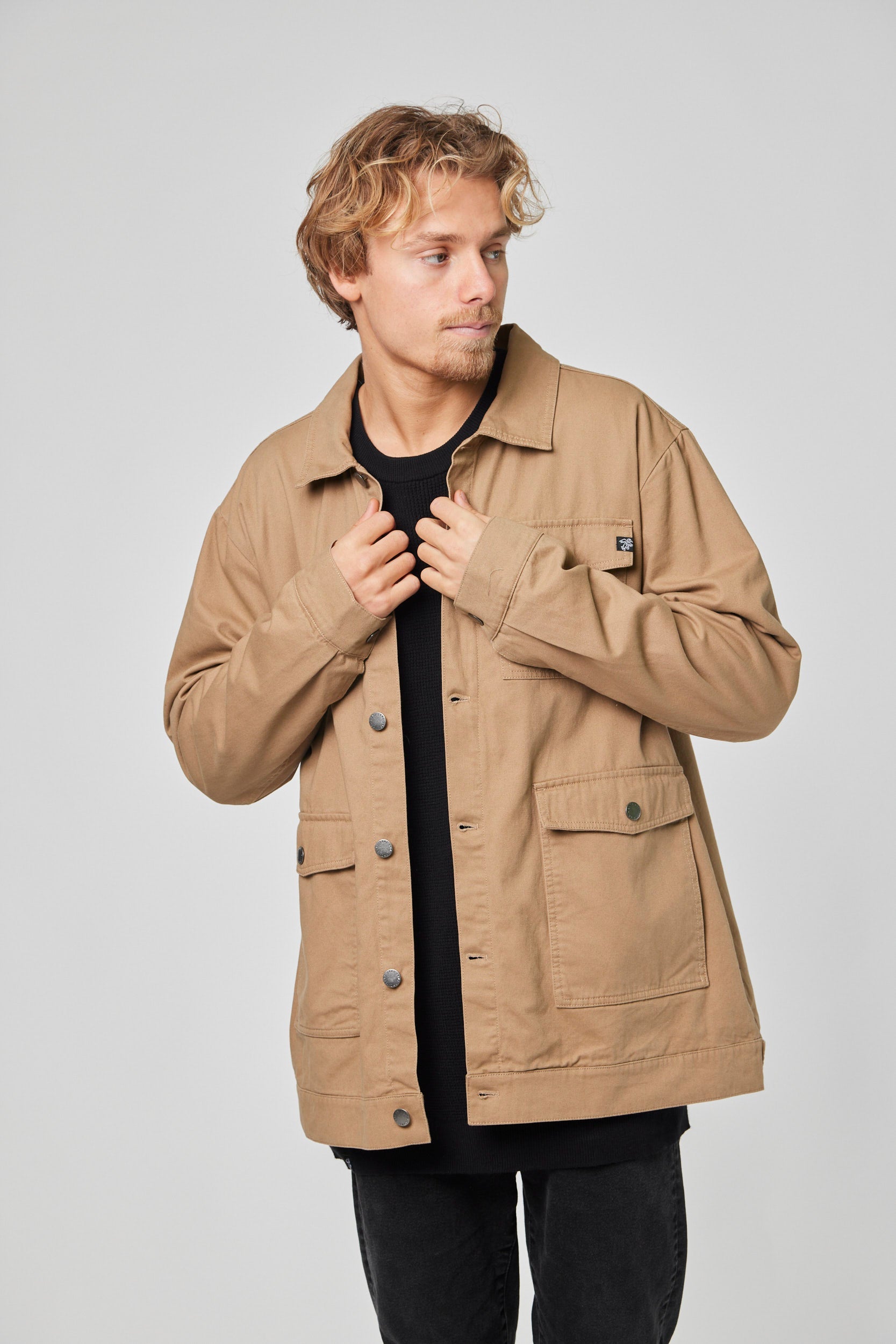 Chaqueta Beige Hombre Cooper