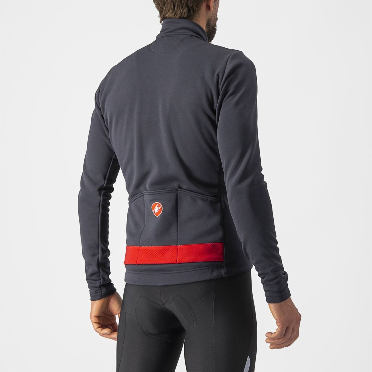 Castelli Jersey Puro 3 FZ Dark Gray