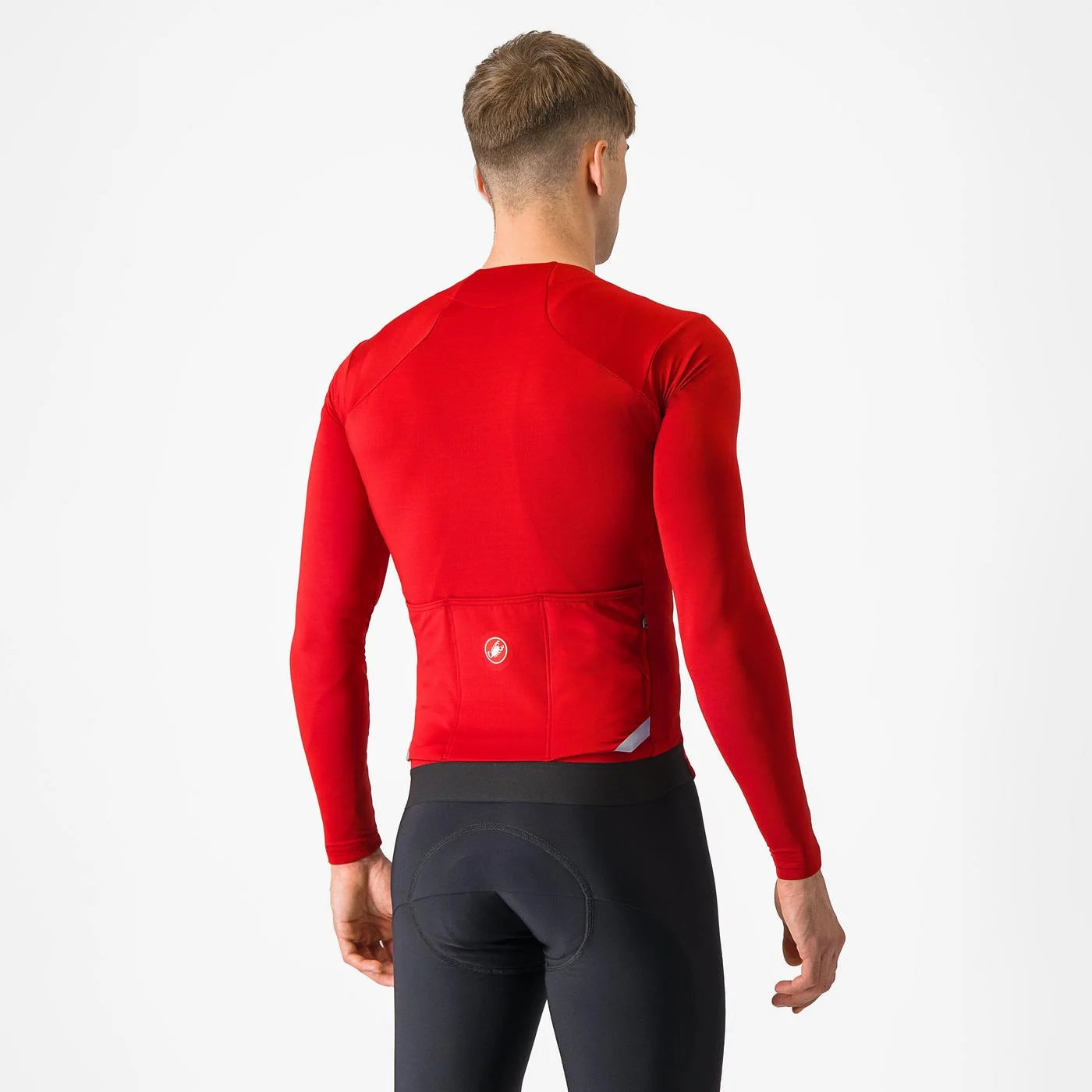 Jersey Castelli Fly LS Rojo