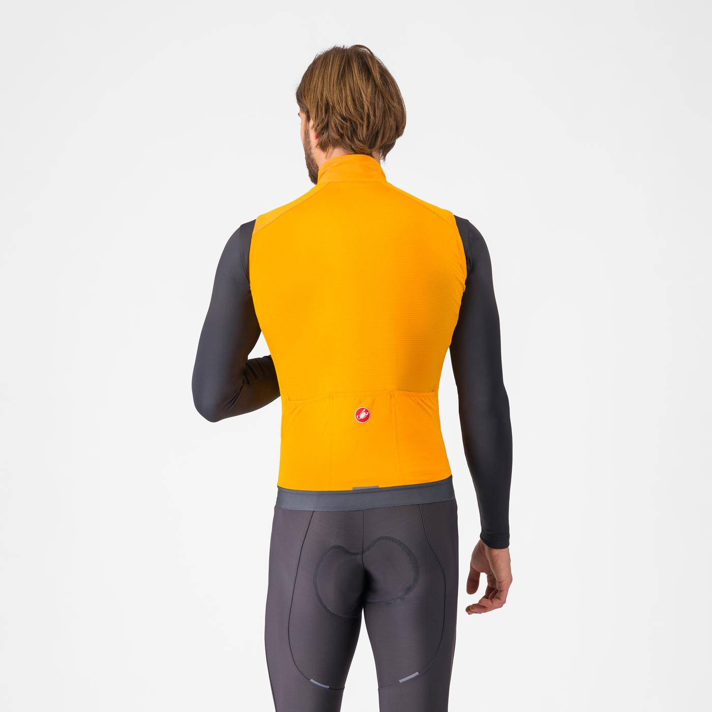 Cortaviento Castelli Espresso Vest Vivid Orange