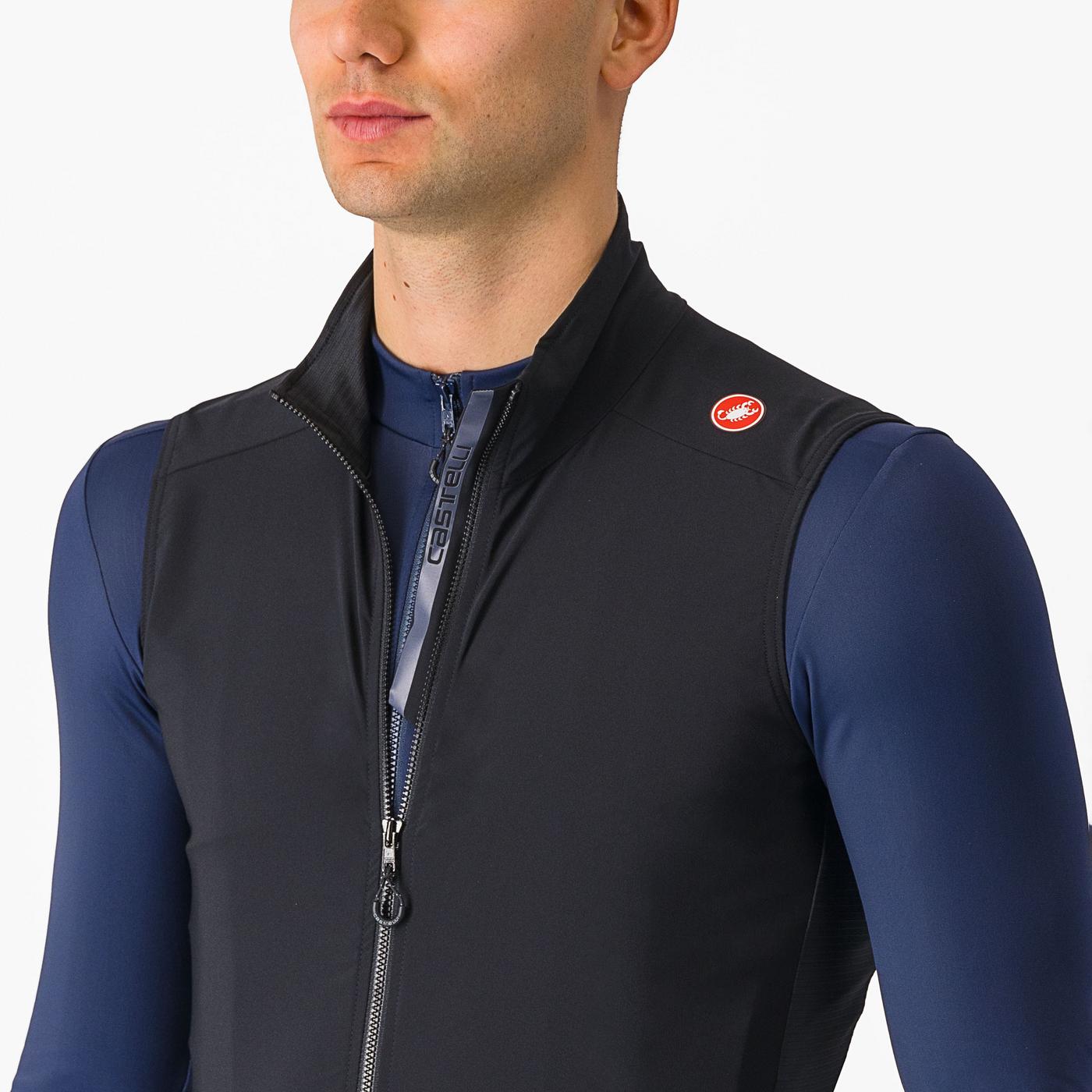 Cortaviento Castelli Espresso Vest Light Black