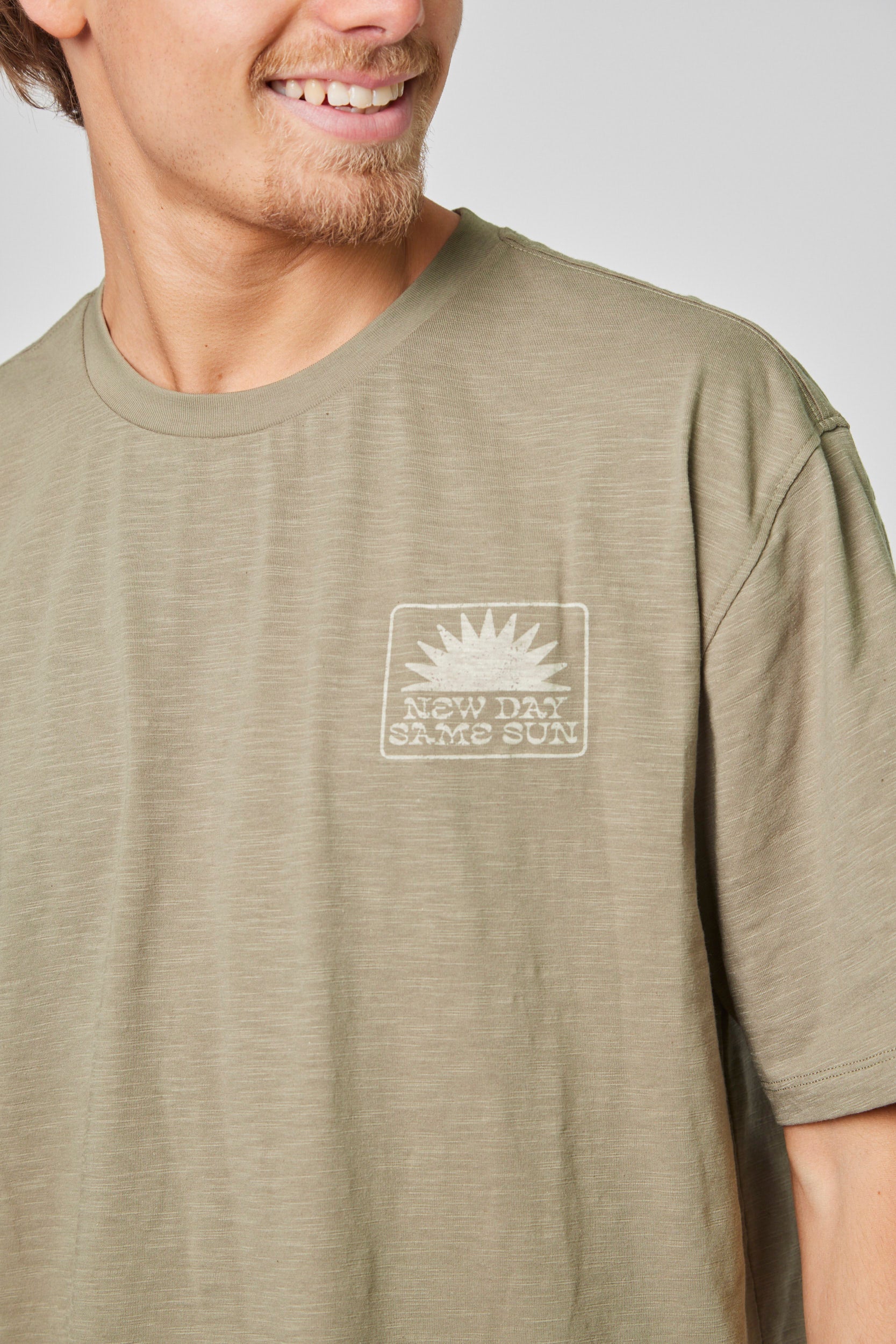 Polera Verde Hombre Manga Corta Sunday