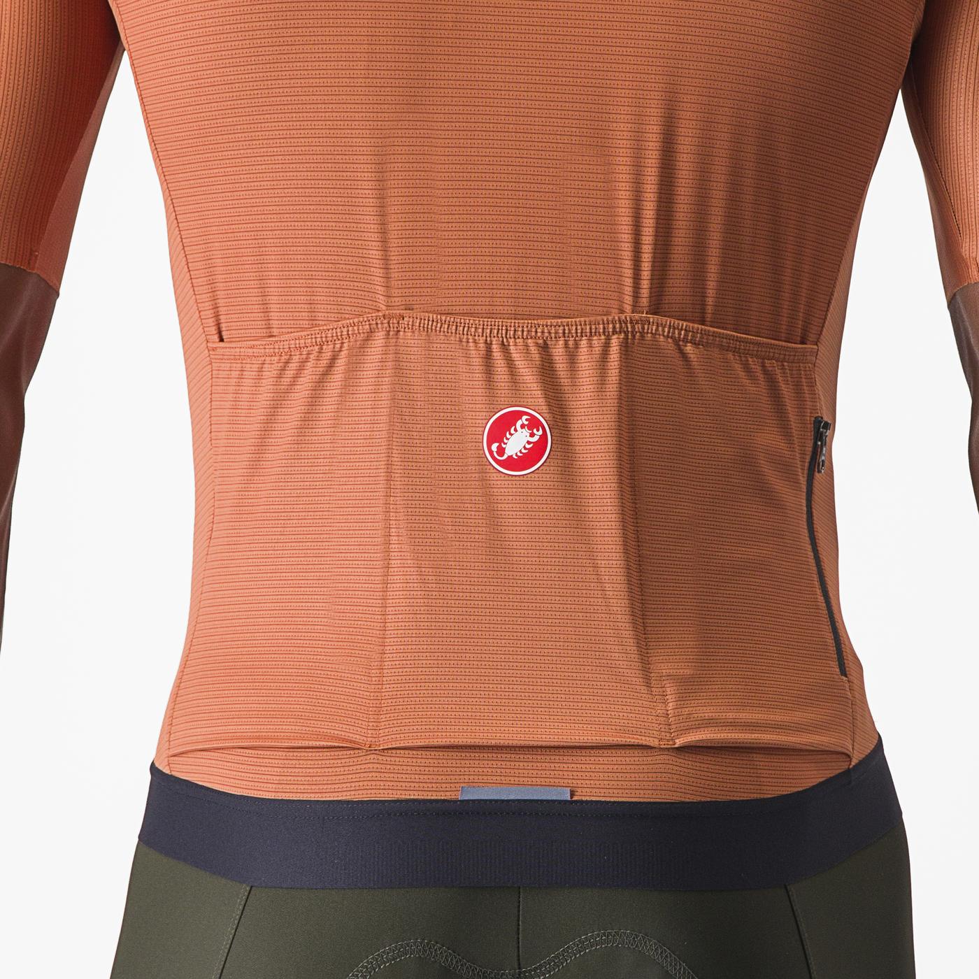 Jersey Castelli Espresso Mocha Dark Gray