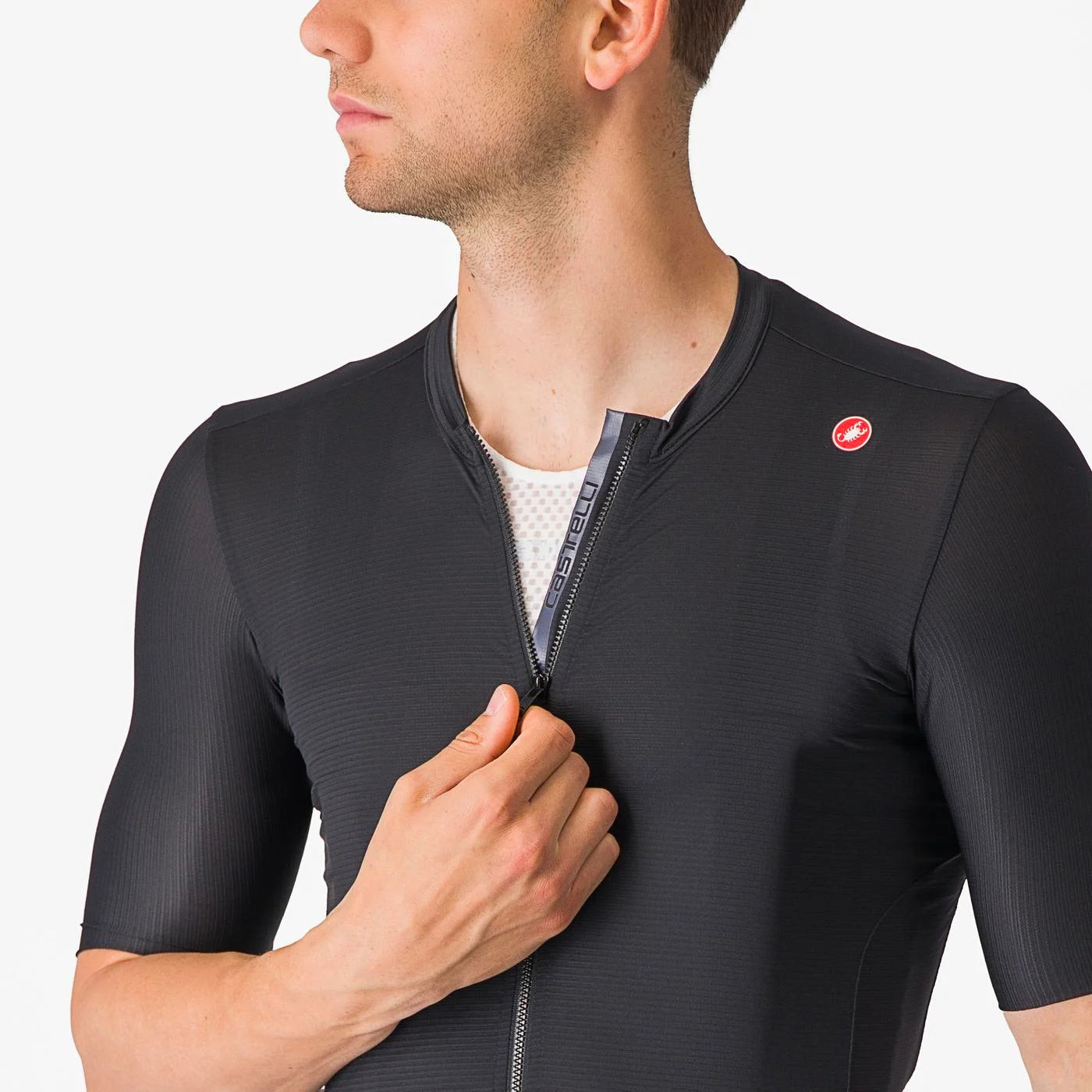 Jersey Castelli Espresso Negro