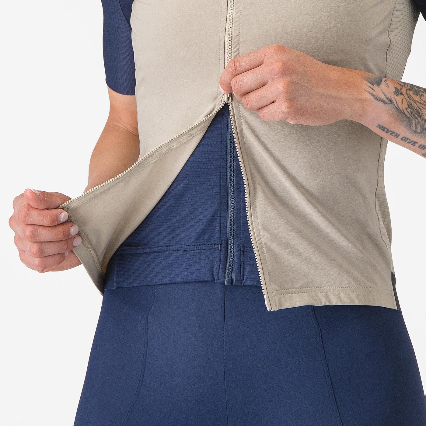 Vest Mujer Castelli Espresso Clay Dark Gray