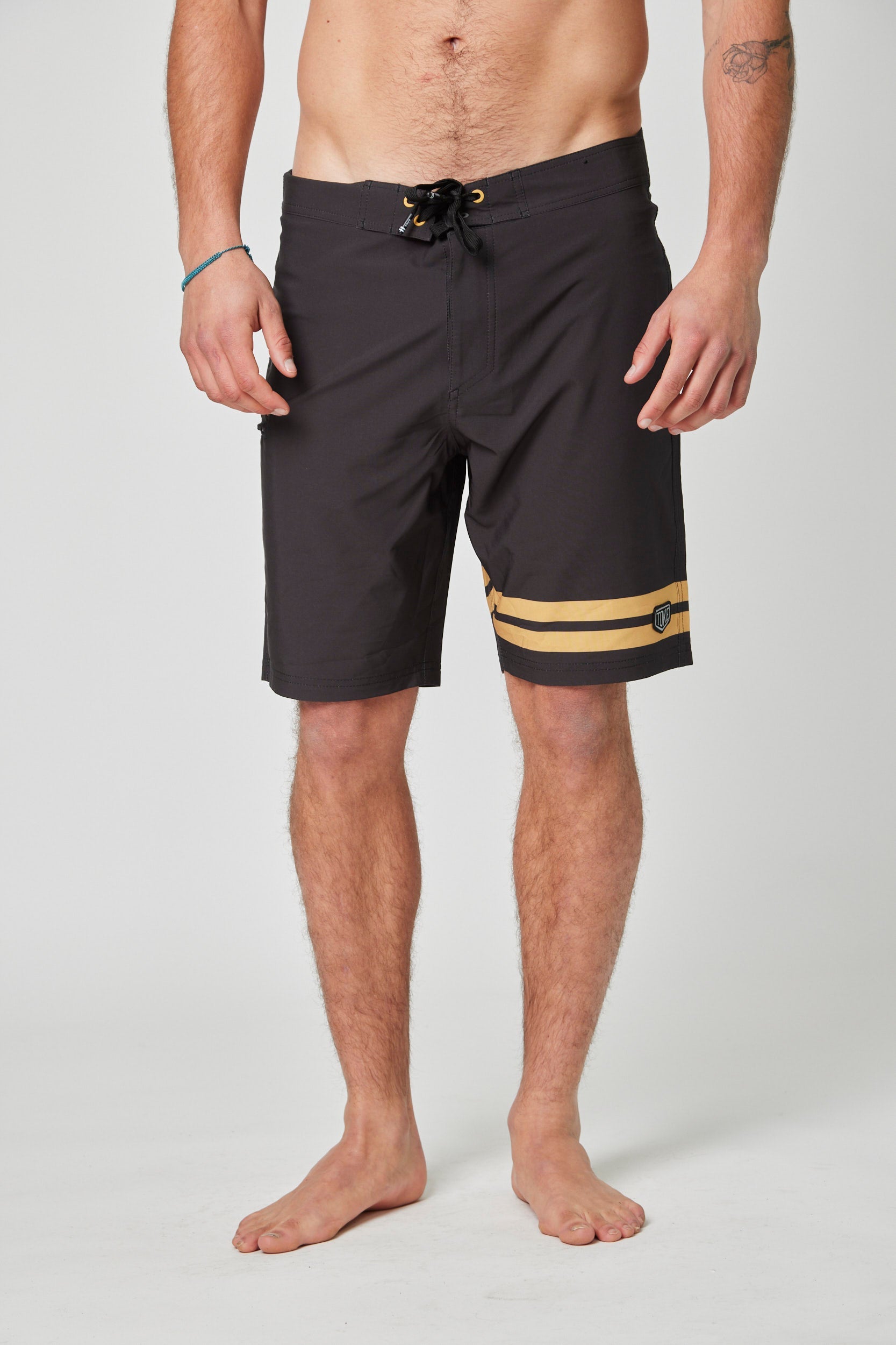 Traje de baño Stripes Negro