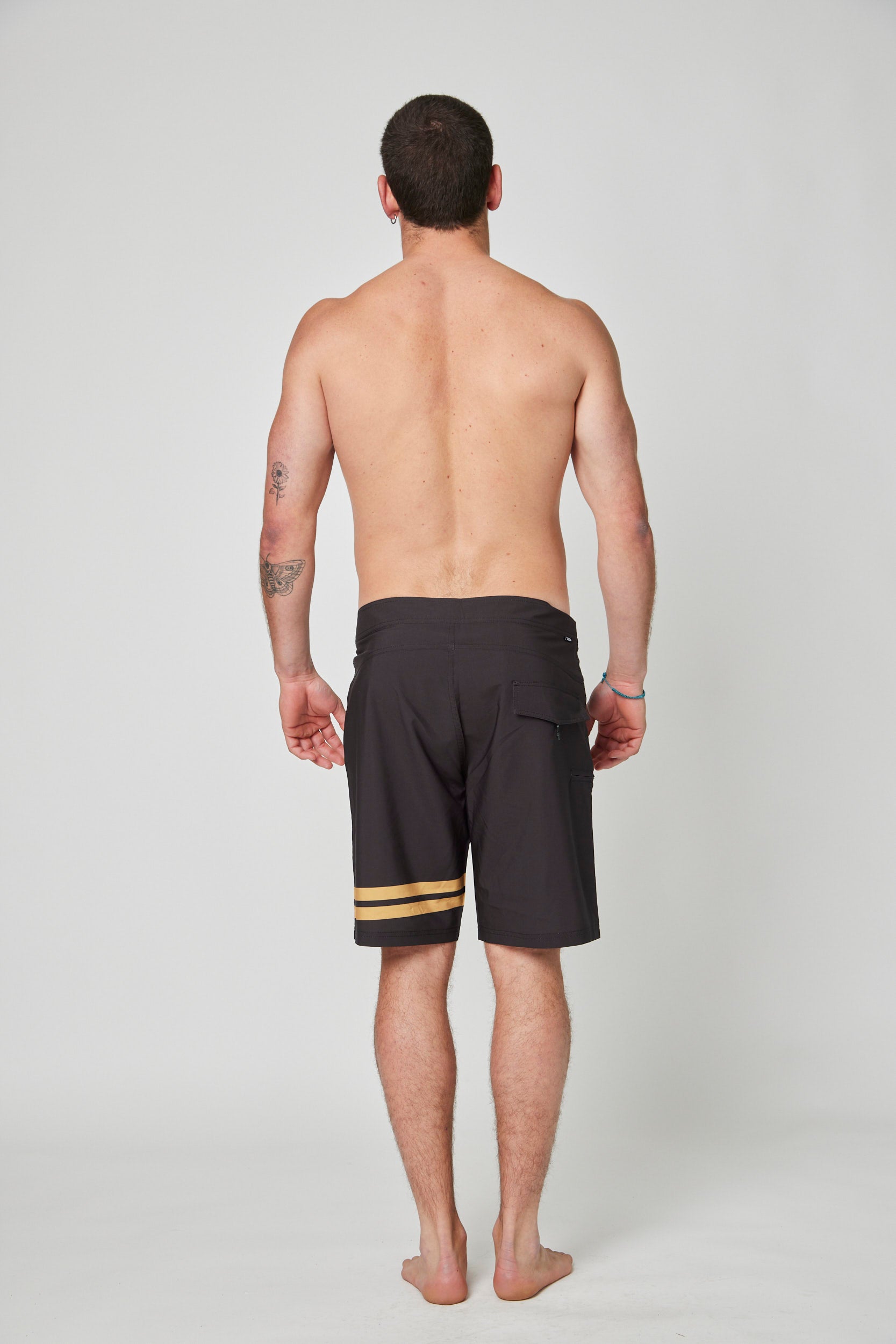 Traje de baño Stripes Negro