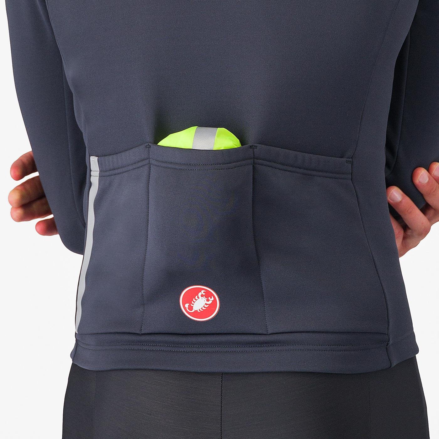 Cortaviento Impermebale Castelli Squall Shell Amarillo Fluor