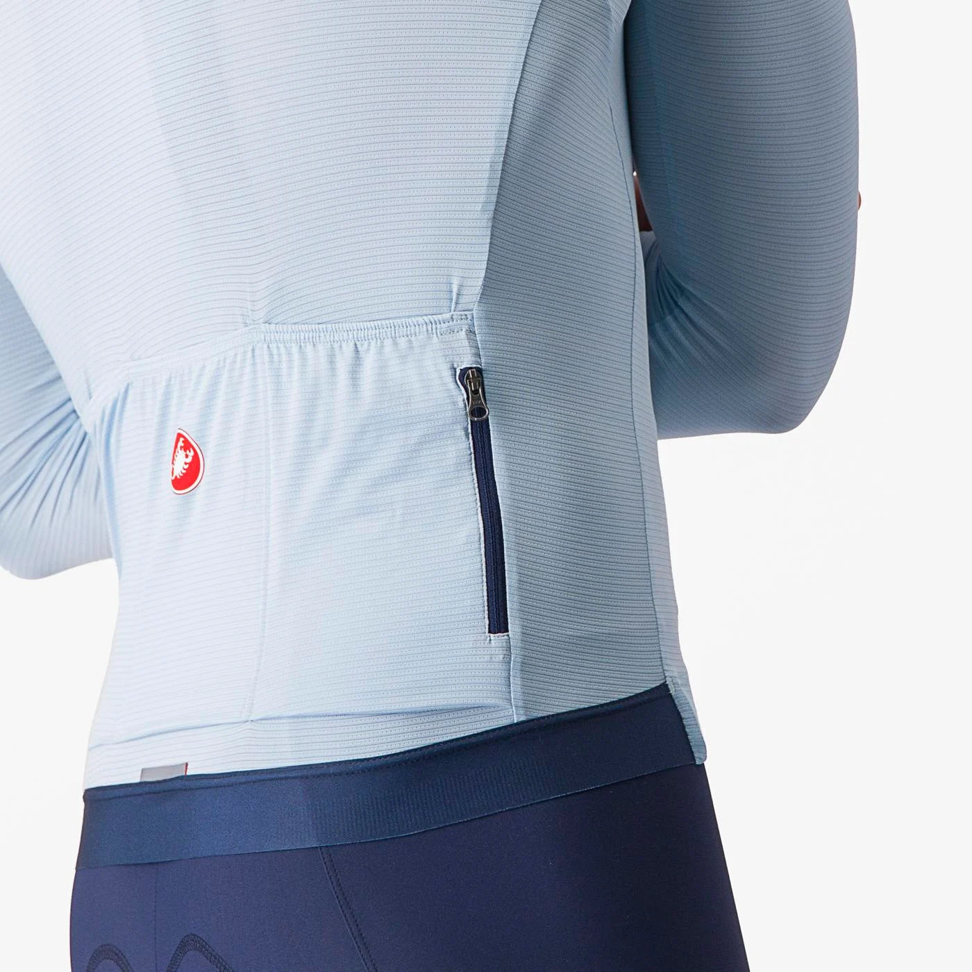 Jersey Castelli Espresso Manga Larga Blanco