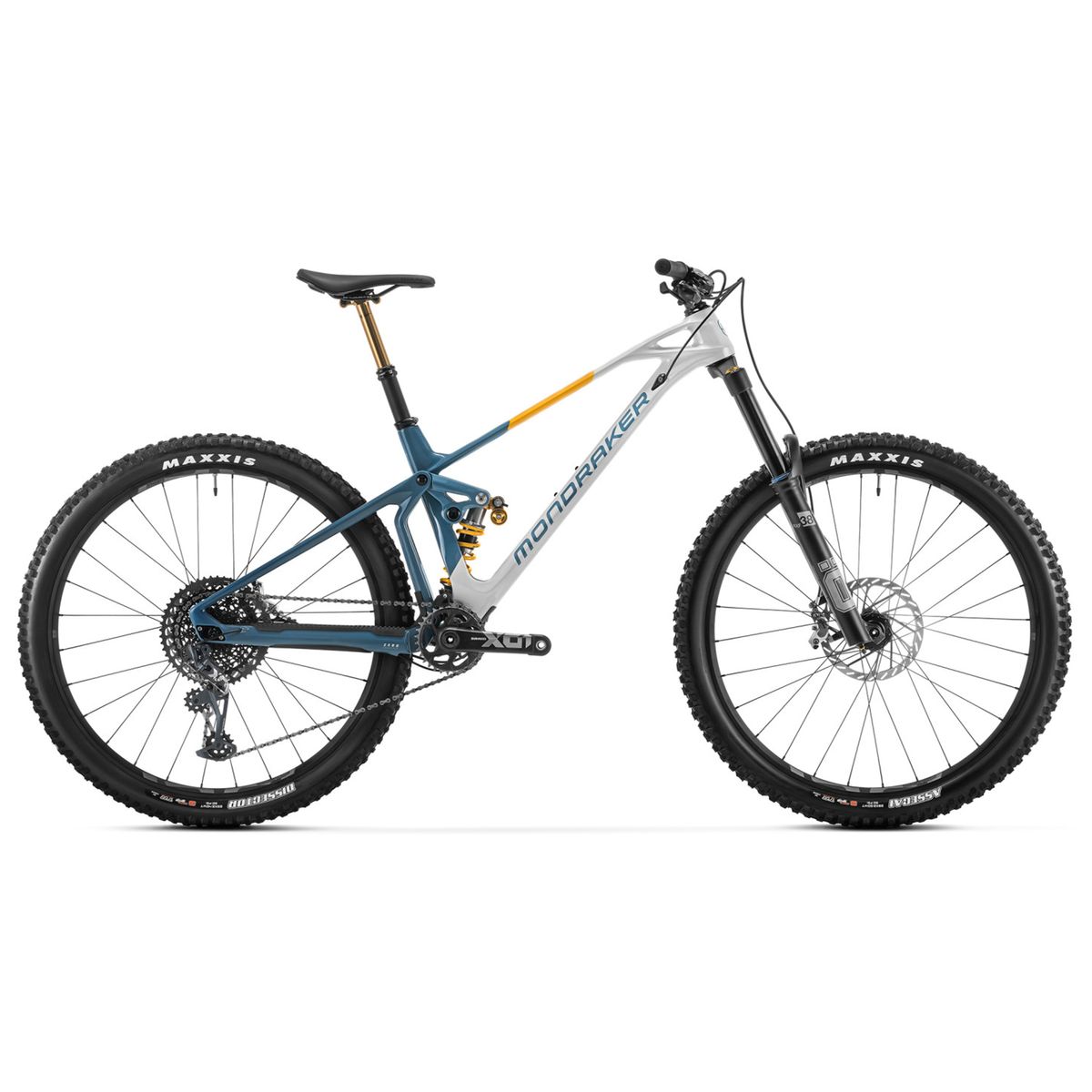 Bicicleta Mondraker Superfoxy Carbon RR 2024 Verde/Blanca Talla M