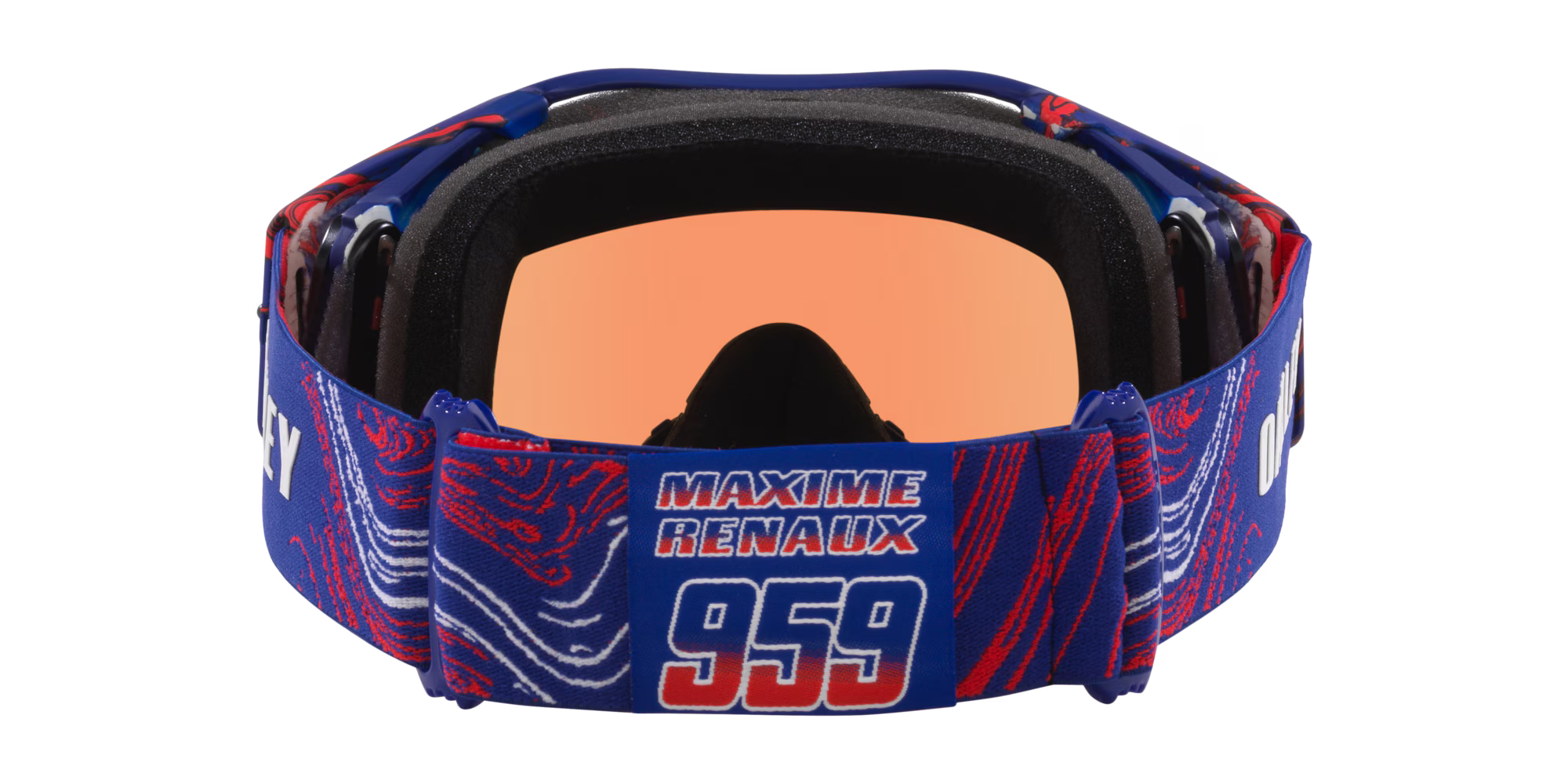 Lentes Oakley Airbrake MX Maxime Renaux Signature Series Goggles Prizm MX Torch Iridium Lenses Maxime Renaux Signature Strap