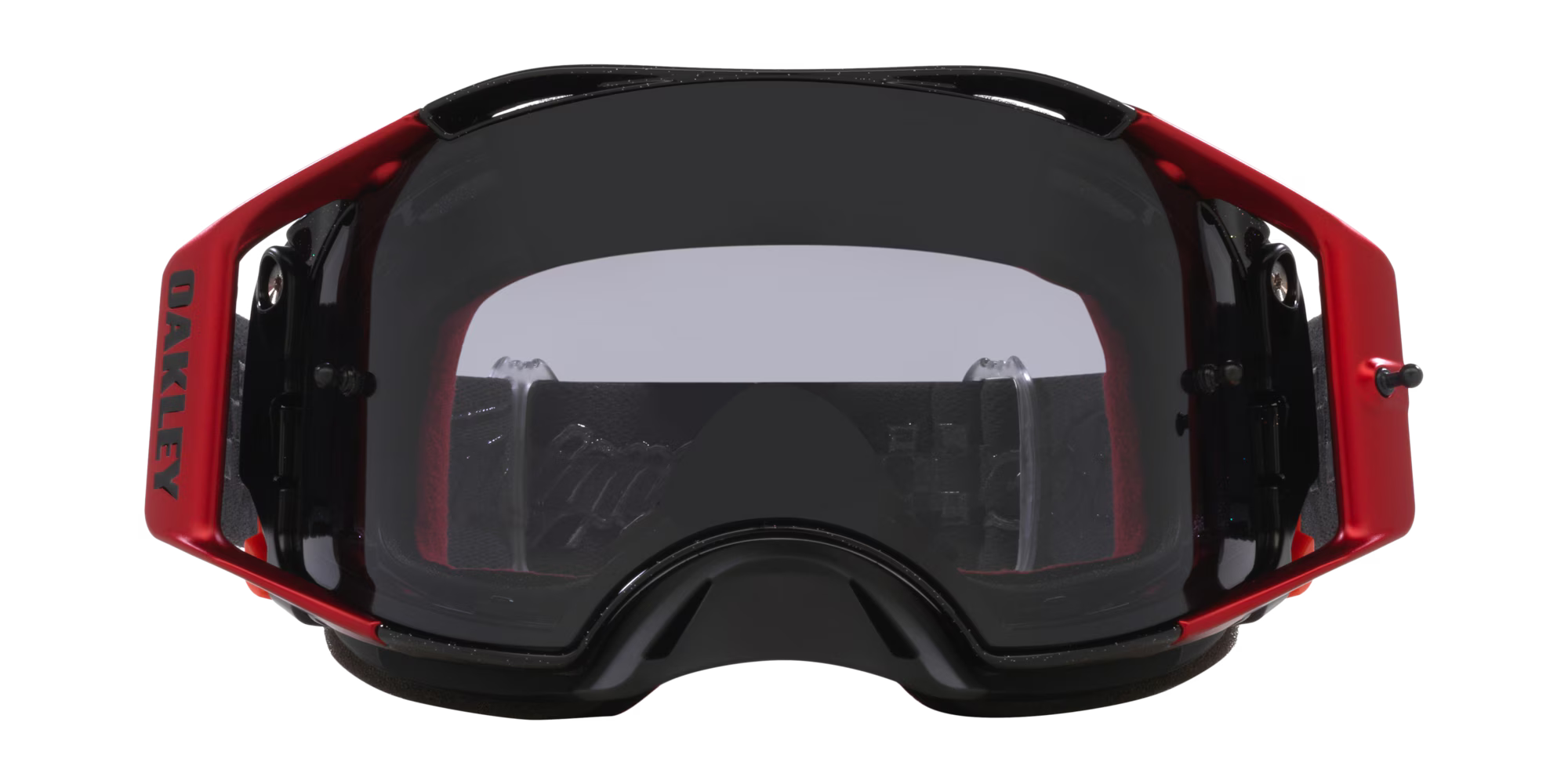 Lentes Oakley Airbrake MX Troy Lee Designs Series Goggles light grey Lenses Troy Lee Designs Grey Blocks Strap