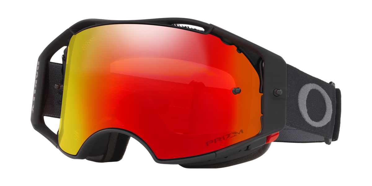 Antiparras Oakley MTB Airbrake Lentes Prizm Mx Torch Iridium Cinta Black Gunmetal