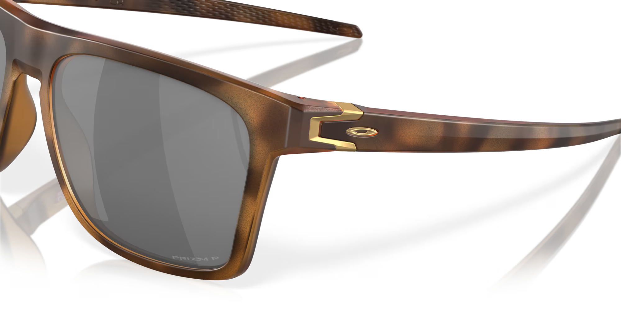 Anteojos Oakley Leffingwell Black Polarized Lenses Matte Brown Tortoise Frame