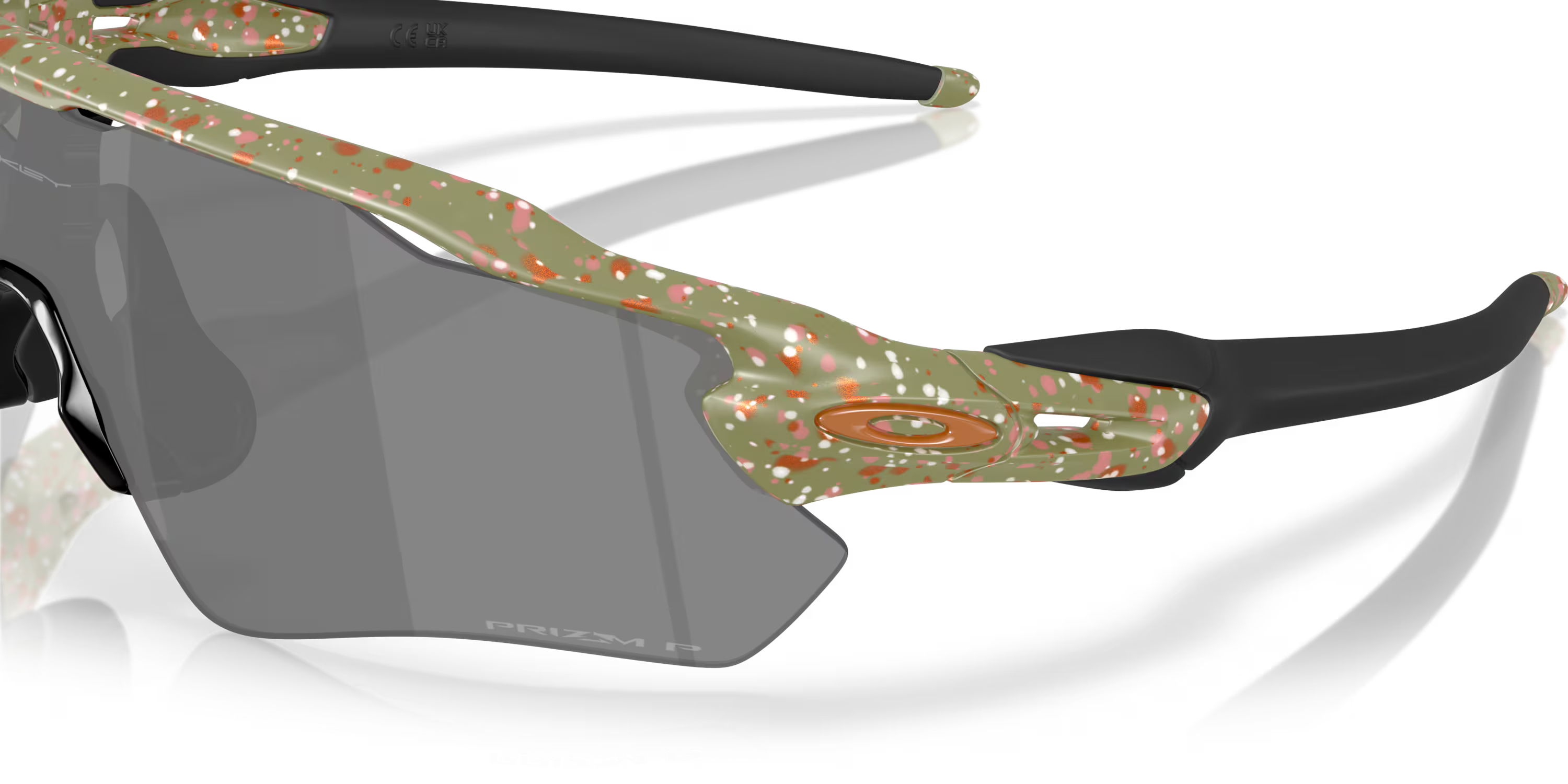 Lentes Oakley Radar EV Path Terrazzo Collection Prizm Black Polarized Lenses Matte Fern Terrazzo Frame