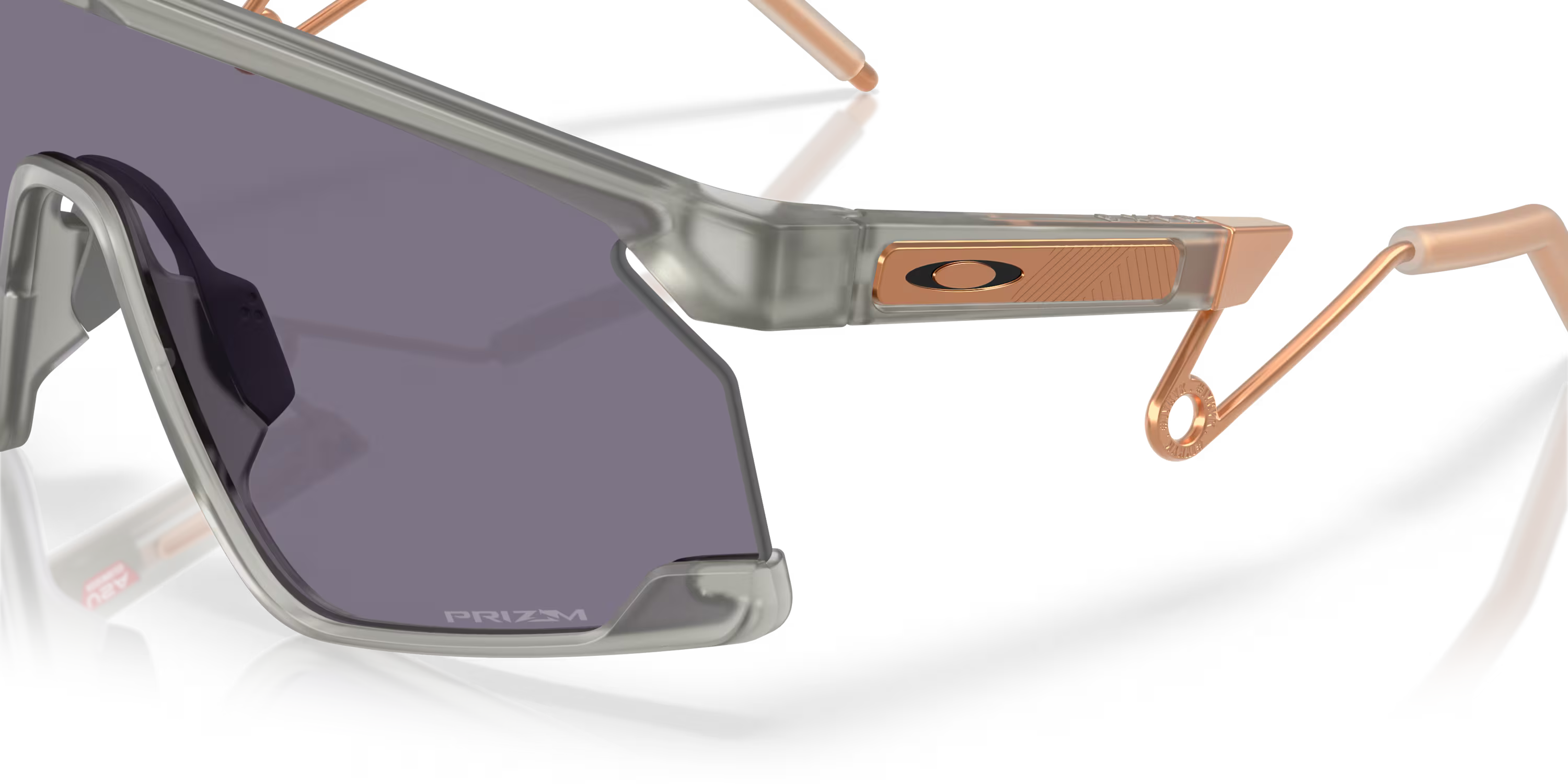 Lentes Oakley BXTR Metal Forge Collection Prizm Grey Lenses Transparent Grey Ink Frame