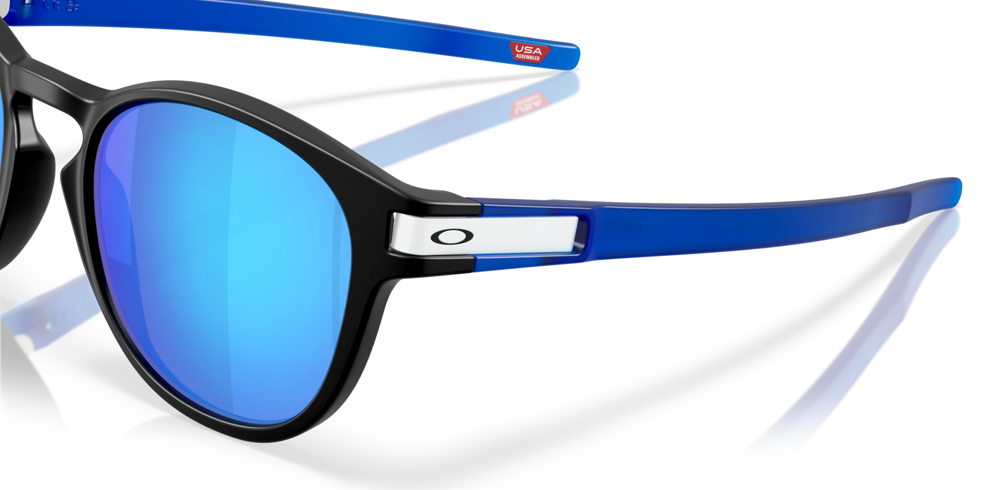 Lentes Oakley Latch Fathom Collection Prizm Sapphire Lenses Matte Black Frame
