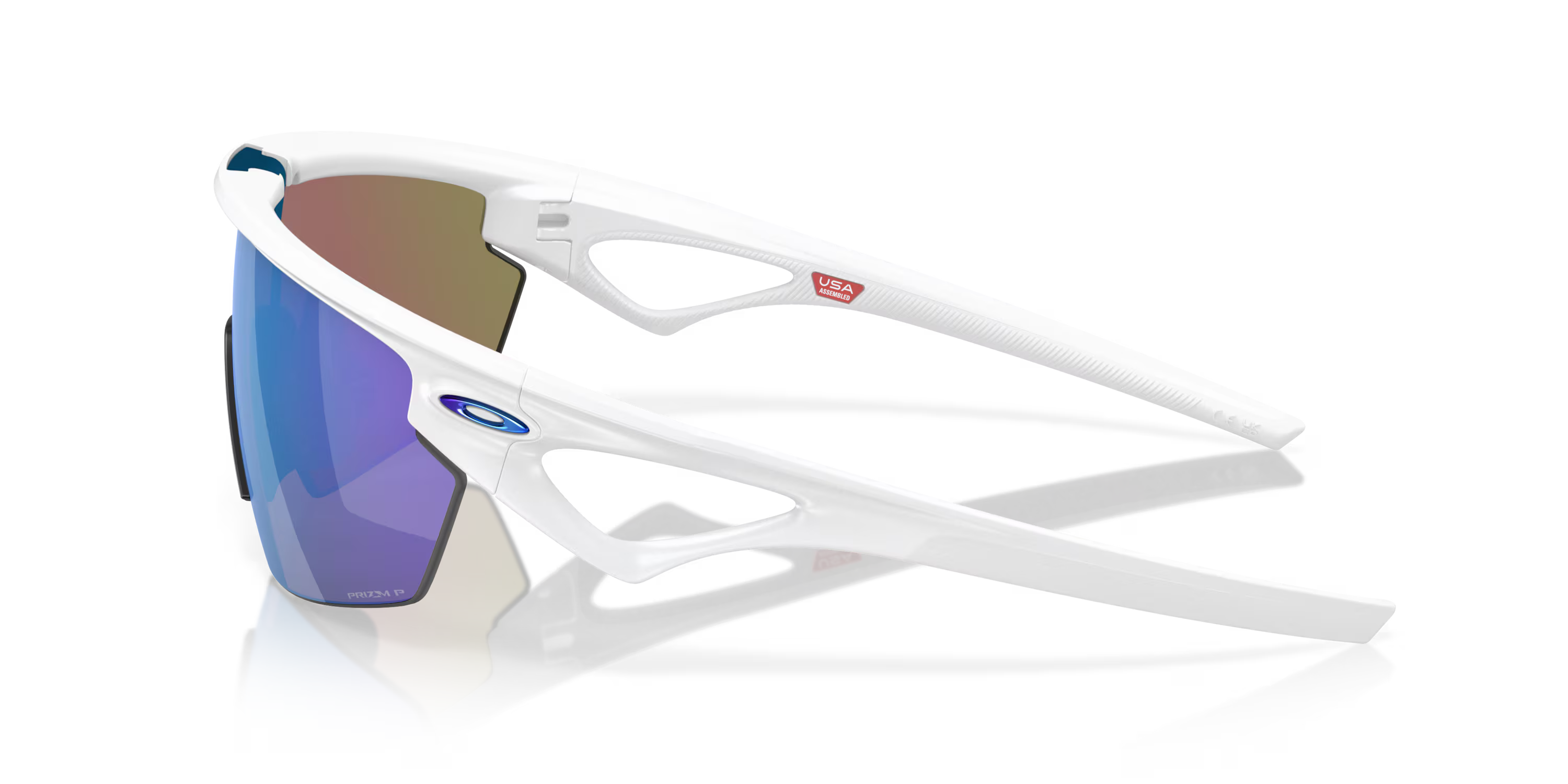 Lentes Oakley Sphaera Prizm Sapphire Polarized Lenses Matte White Frame