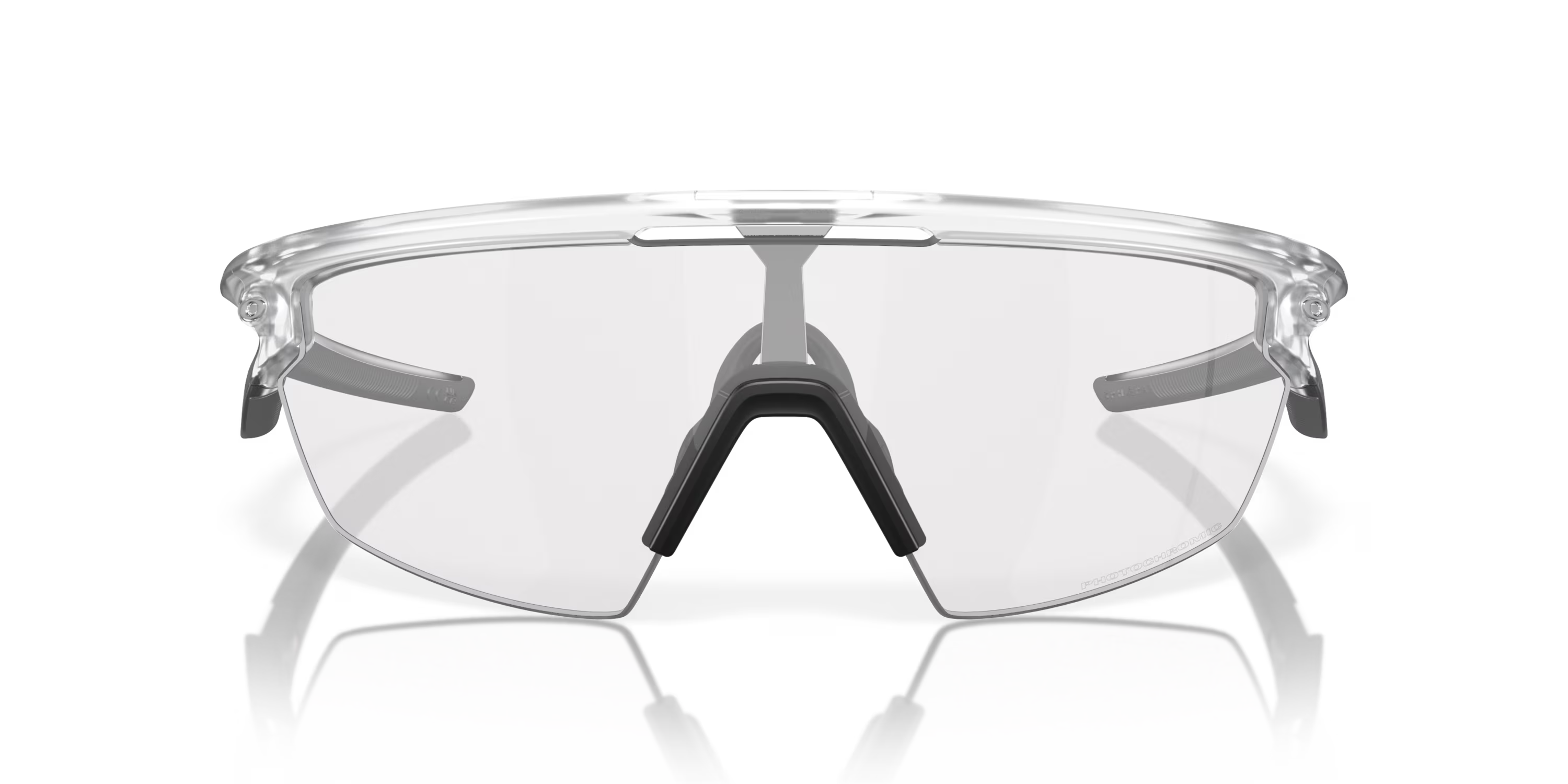Lentes Oakley Sphaera Clear Black Iridium Photochromic Lenses Matte Clear Frame