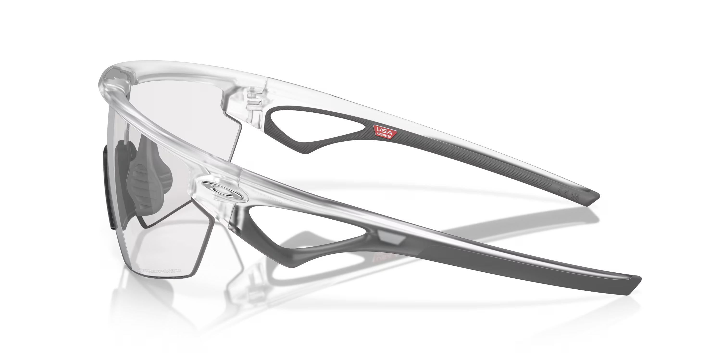 Lentes Oakley Sphaera Clear Black Iridium Photochromic Lenses Matte Clear Frame