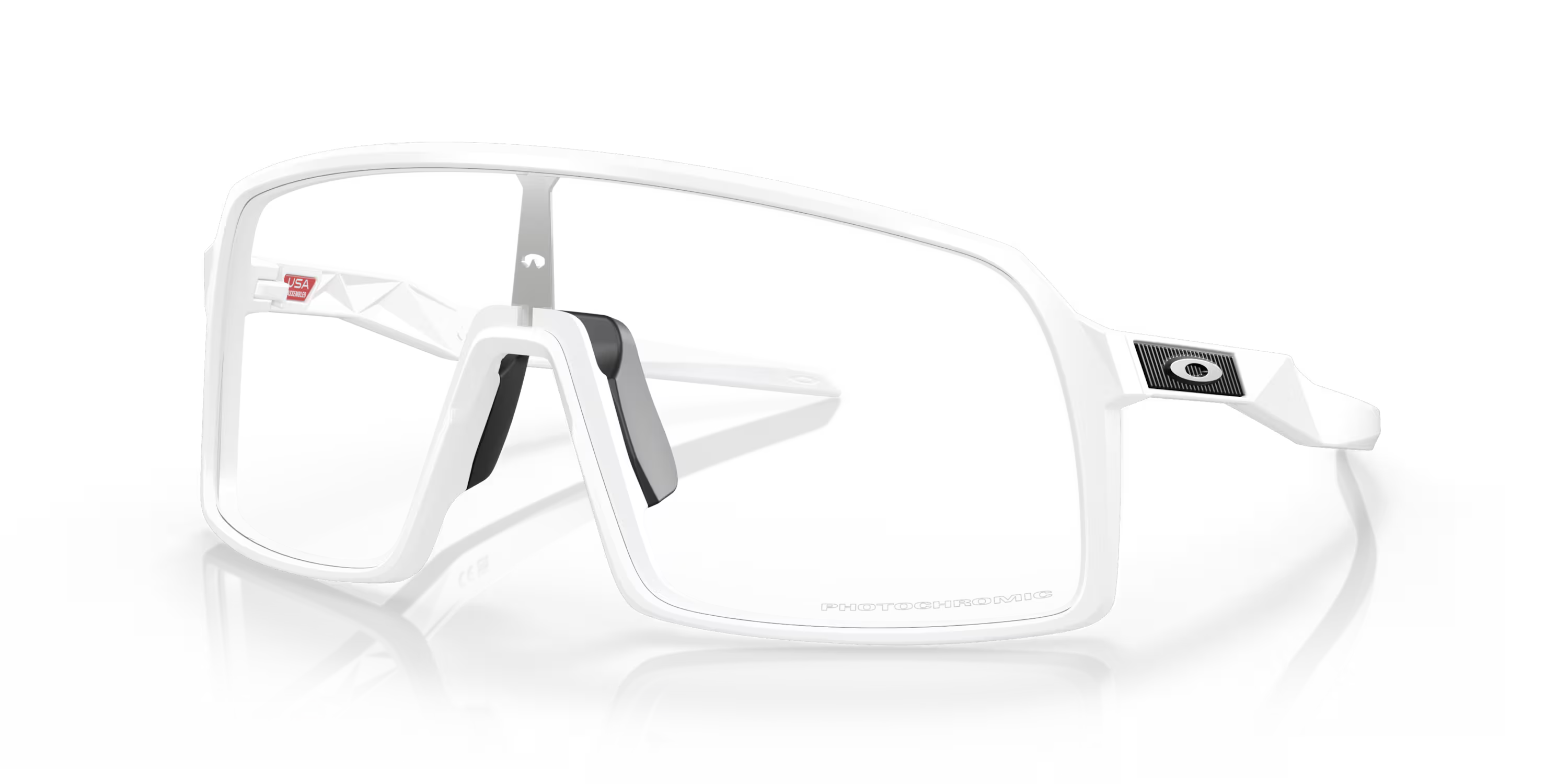 Lentes Oakley Sutro Clear Lenses Matte White Frame