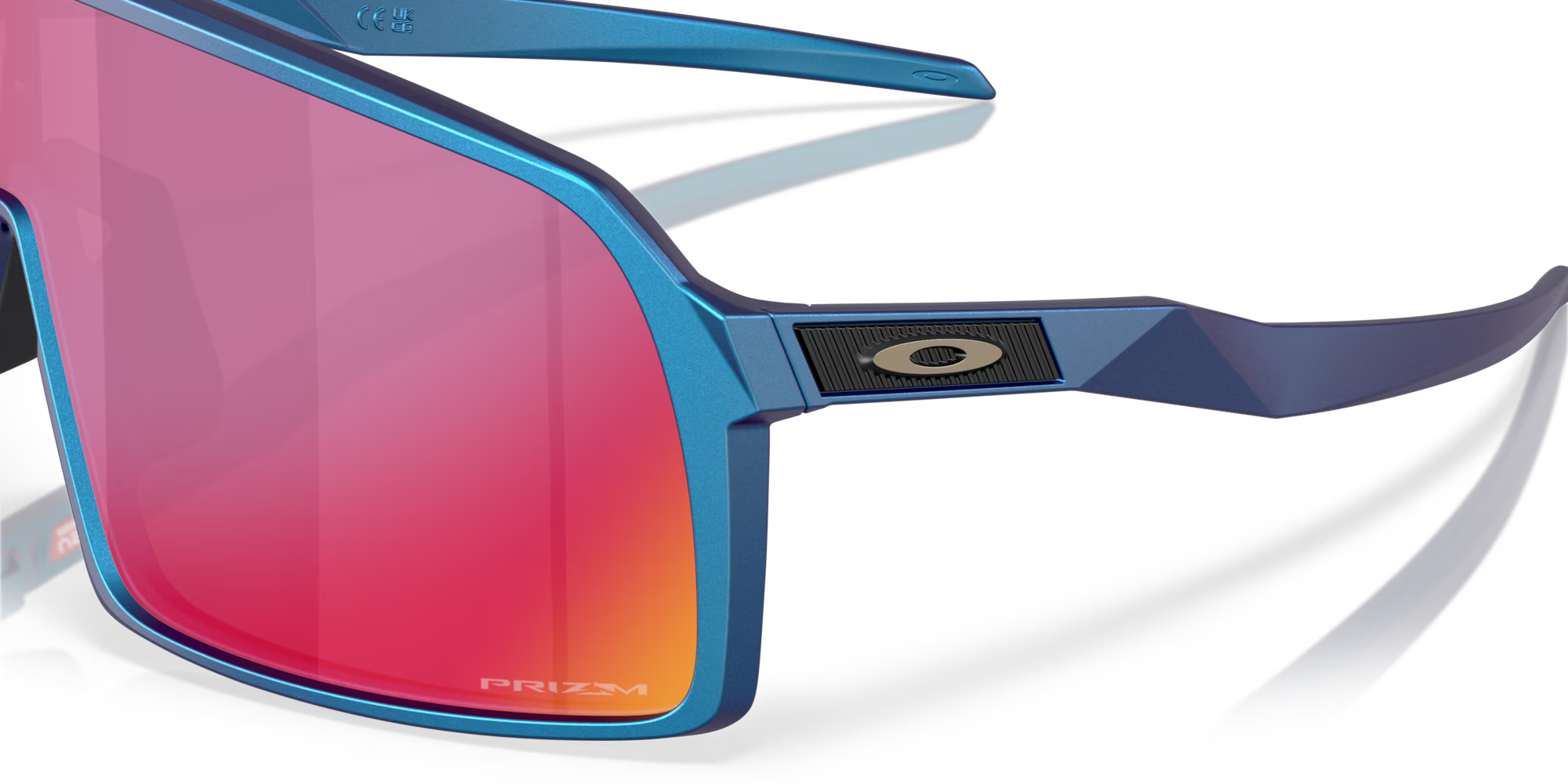 Lentes Oakley Sutro Prizm Road Lenses Matte Cyan/Blue Colorshift Frame