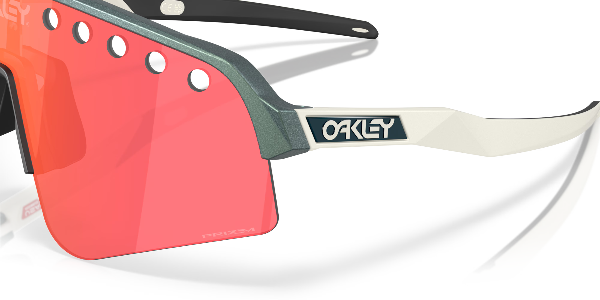 Lentes Oakley Sutro Lite Sweep Pacific Trail Collection Prizm Trail Torch Lenses Matte Silver/Blue Colorshift Frame