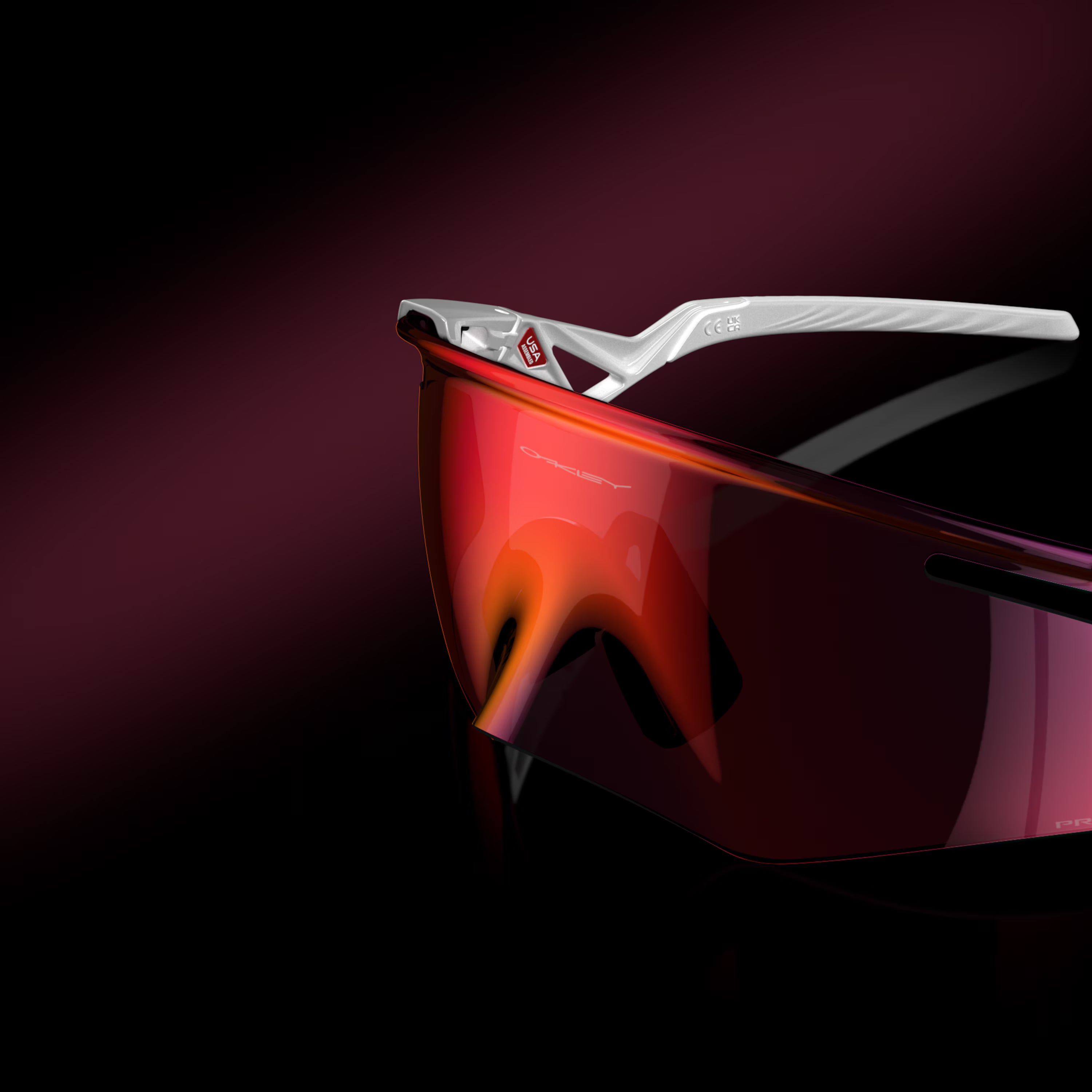 Lentes Oakley QNTM Kato Prizm Road Lenses White Frame