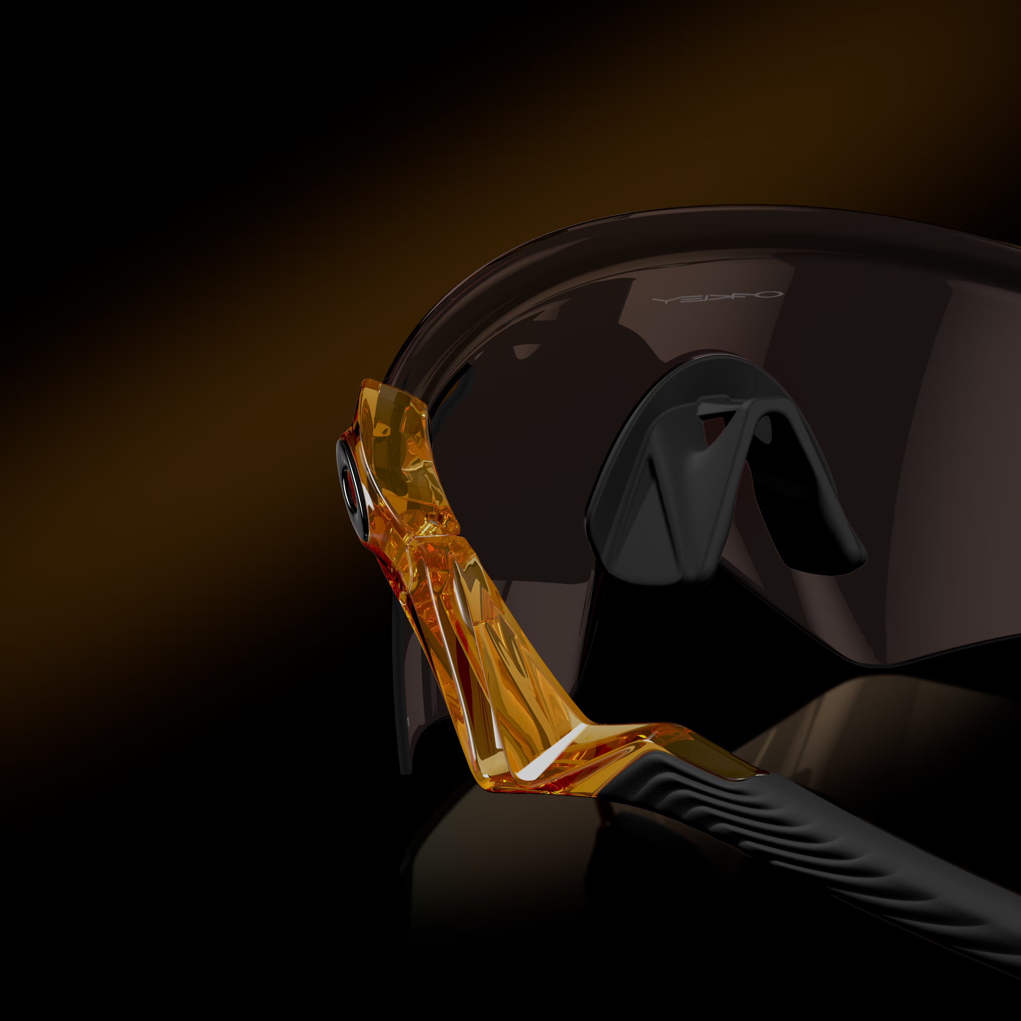 Lentes Oakley QNTM Kato Prizm 24K Lenses Transparent Light Curry Frame