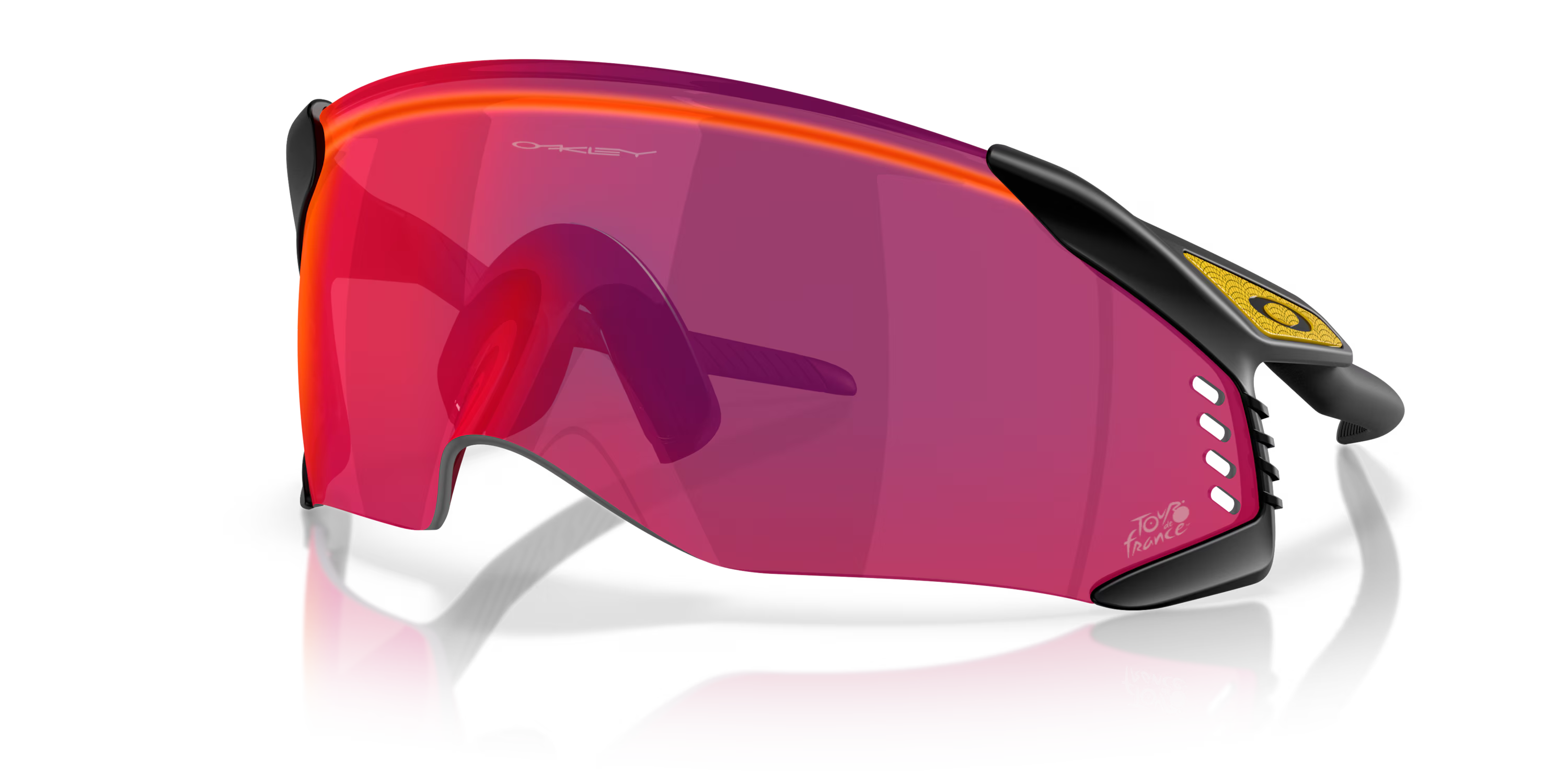 Lentes Oakley Tour De France 2025 Velo Kato Prizm Road Lenses Matte Black Frame