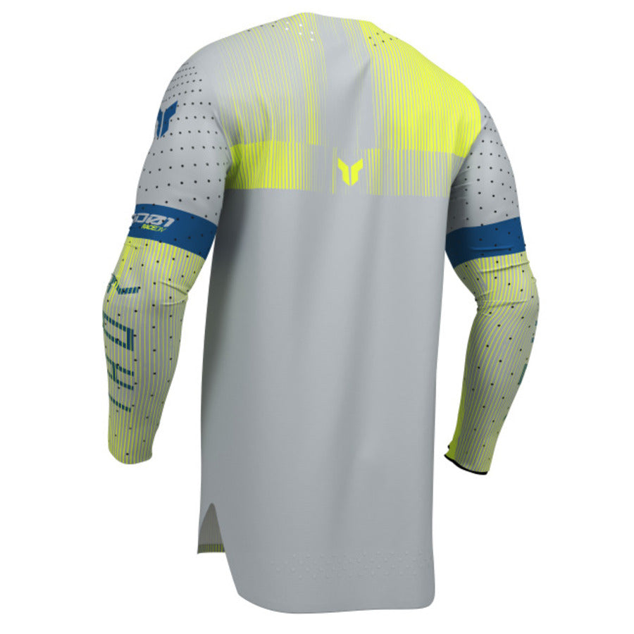 Jersey Moto Thor Sportmode Vanish Gris / Azul Oscuro - vista 4