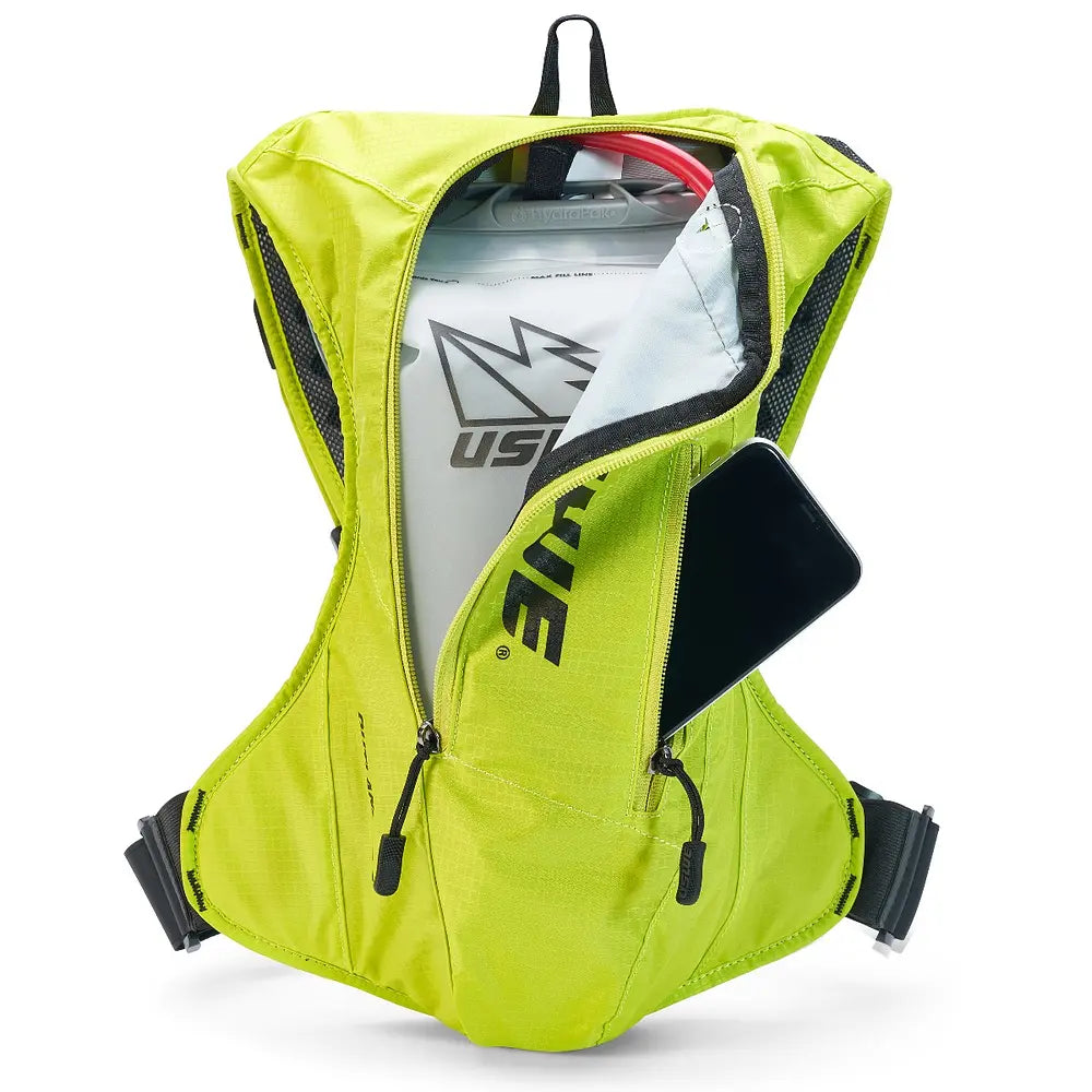 Mochila de Hidratación USWE Outlander 4L Amarillo Fluor