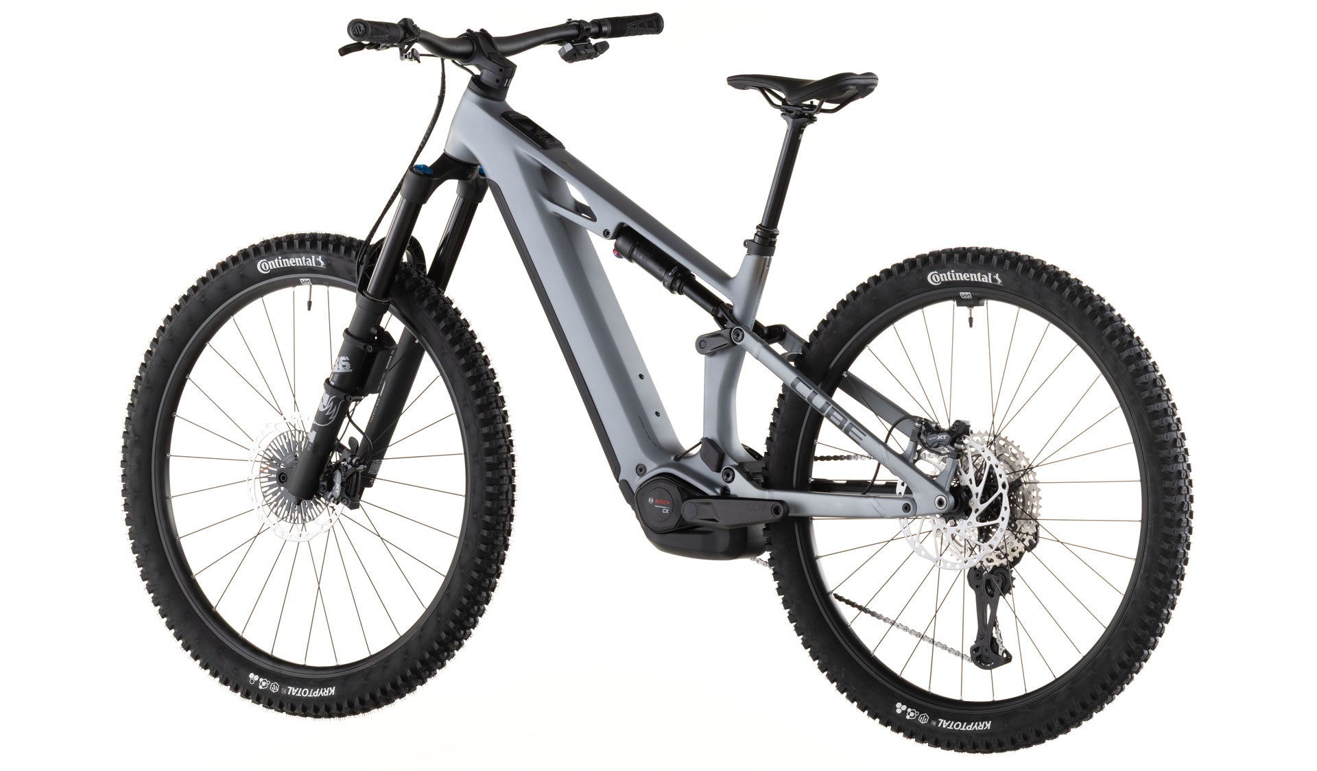 Bicicleta Eléctrica Cube Stereo Hybrid ONE44 HPC SLX 800 Slabgrey´n´Orange