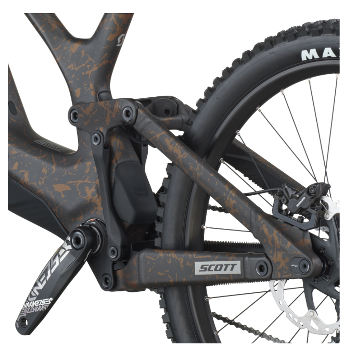 Bicicleta DH Downhill Gambler Carbon Black