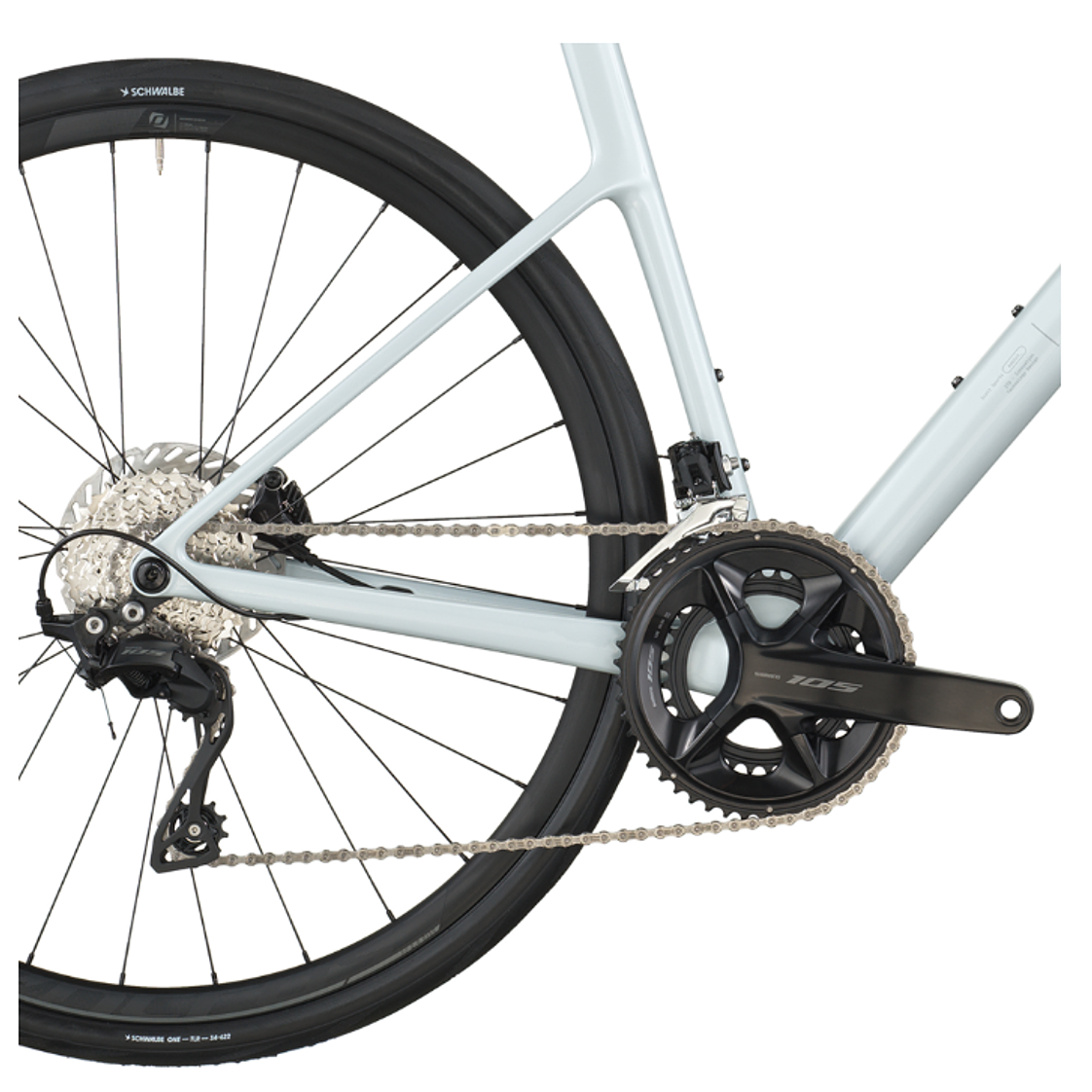 Bicicleta ruta Addict 50 Cumulus White