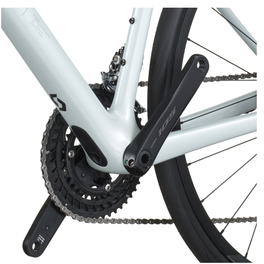 Bicicleta ruta Addict 50 Cumulus White